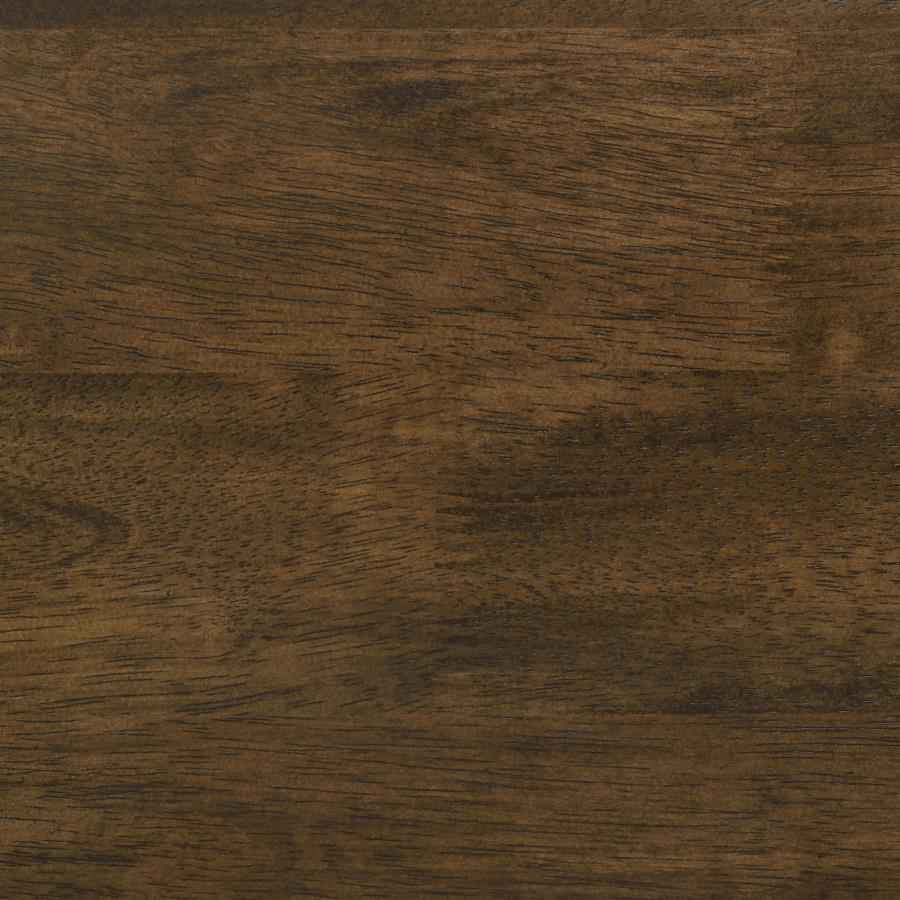 Hamlyn Walnut Round Fluted Occasional Side End Table - Image 6