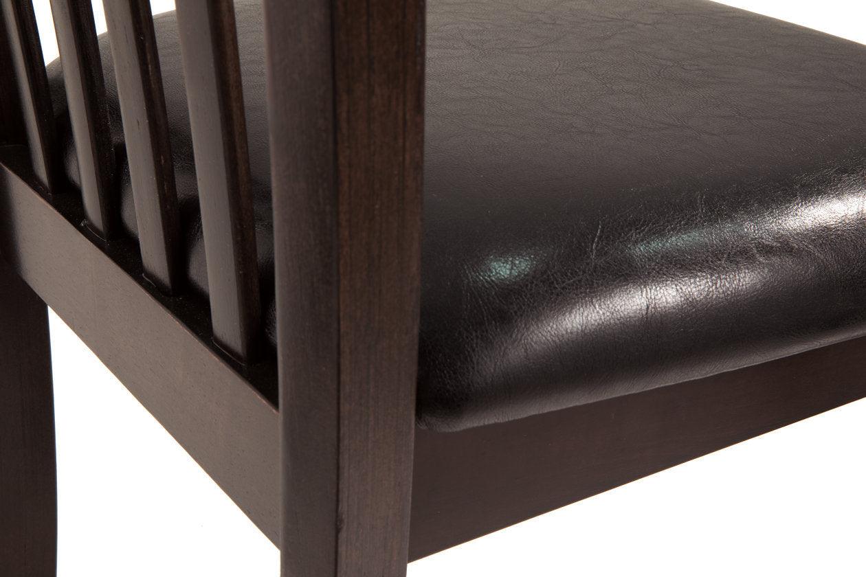 Hammis Dark Brown Dining Chair, Set of 2 - Image 4