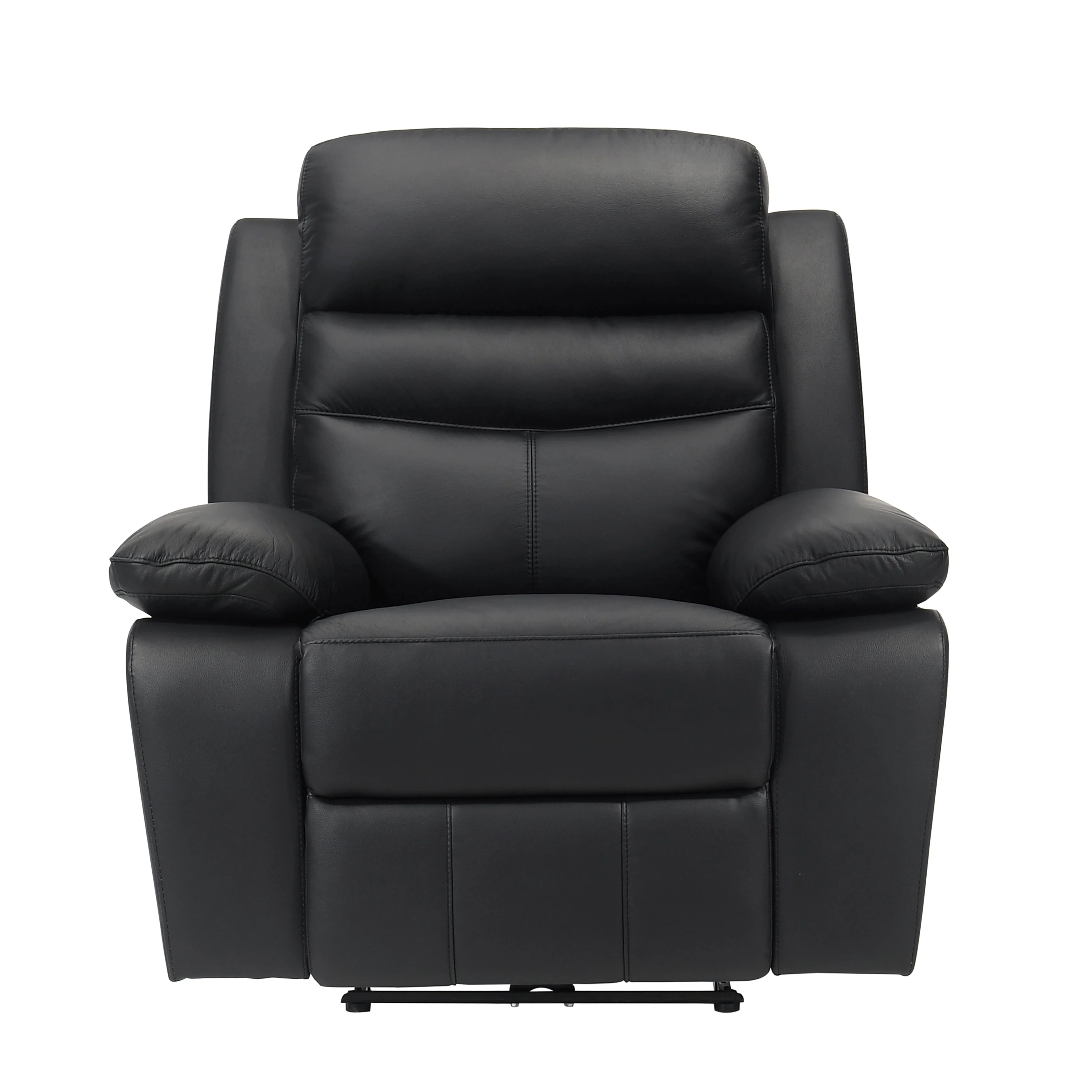 Hancock Black Leather Power Double Reclining Living Room Set - Image 10