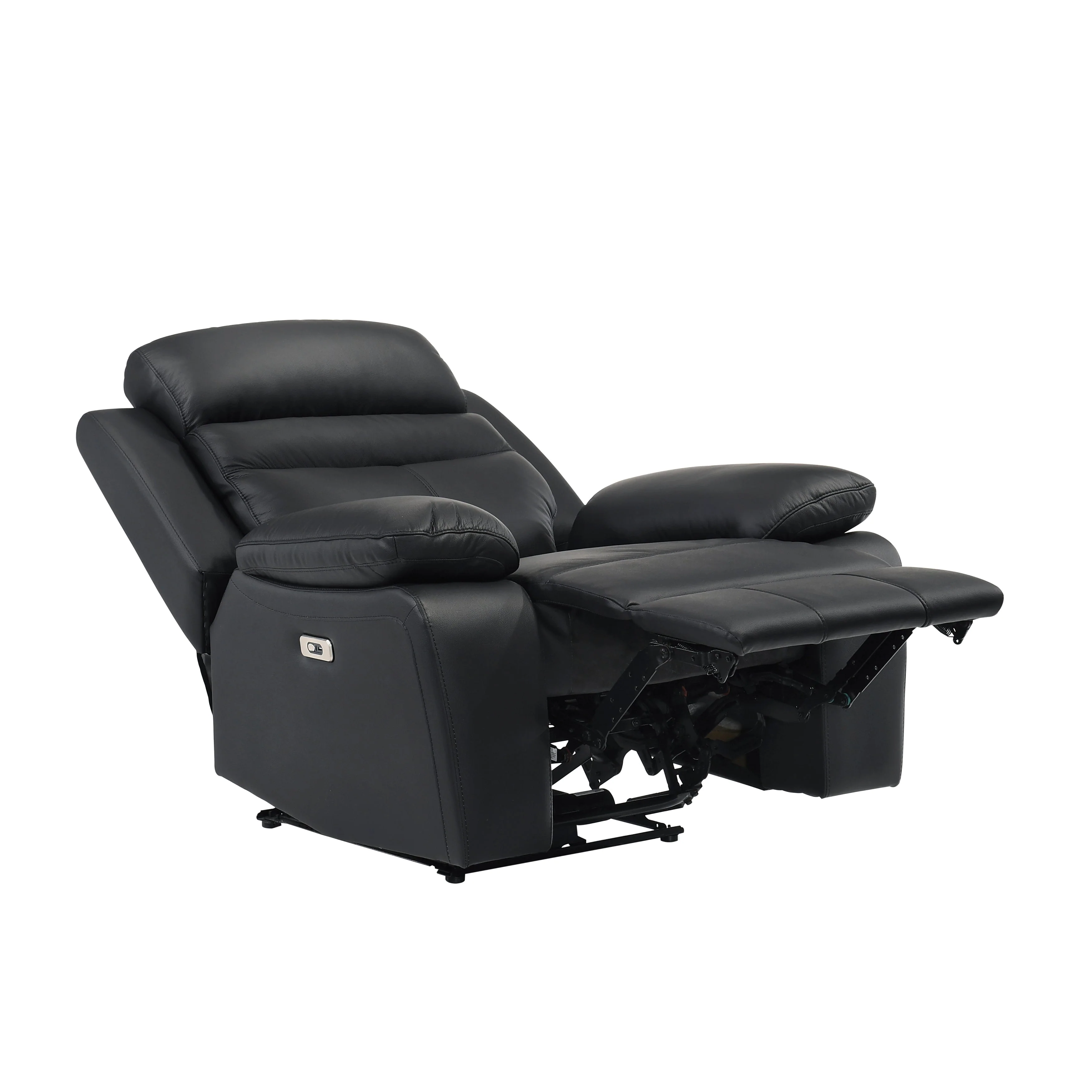 Hancock Black Leather Power Double Reclining Living Room Set - Image 14