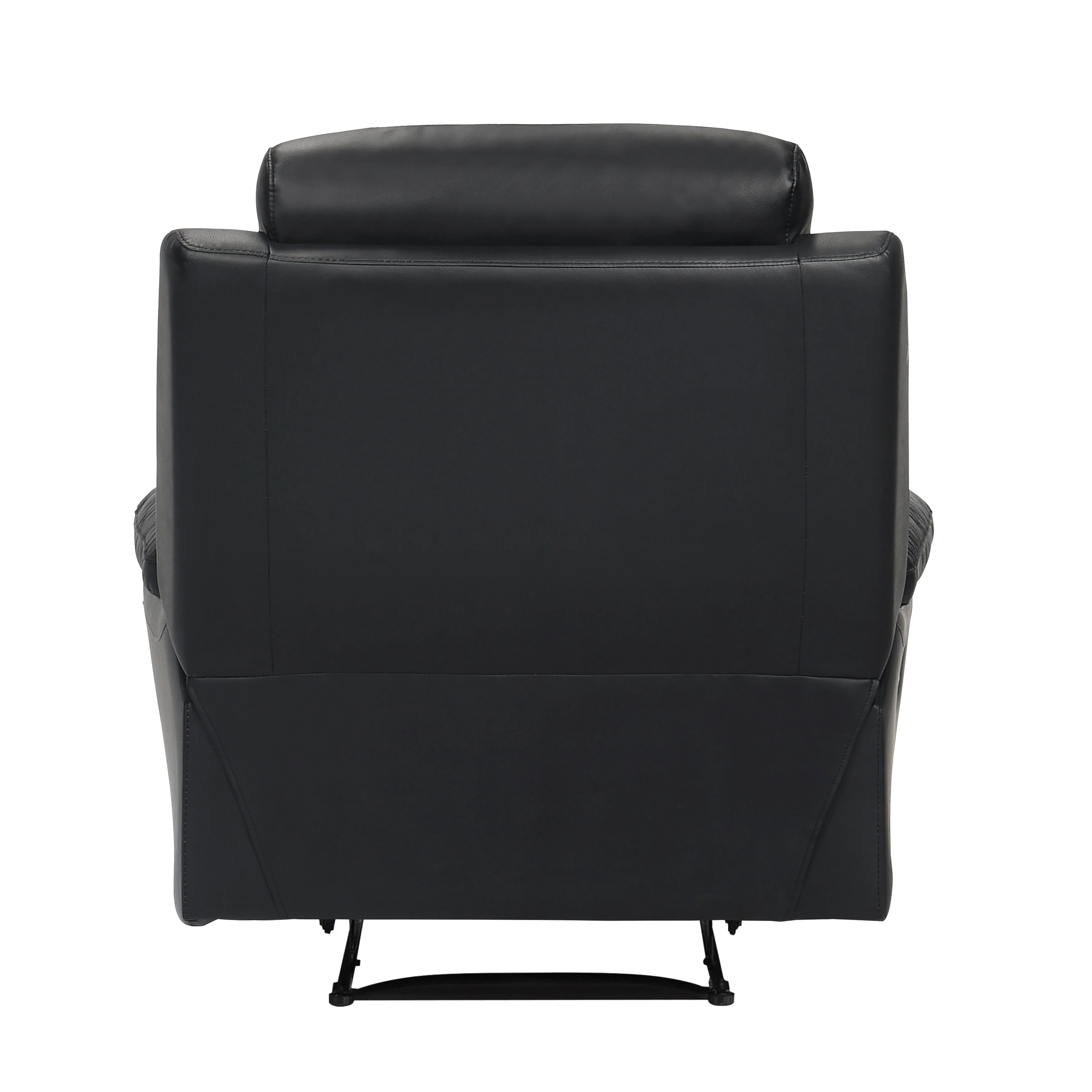 Hancock Black Leather Reclining Chair - Image 5