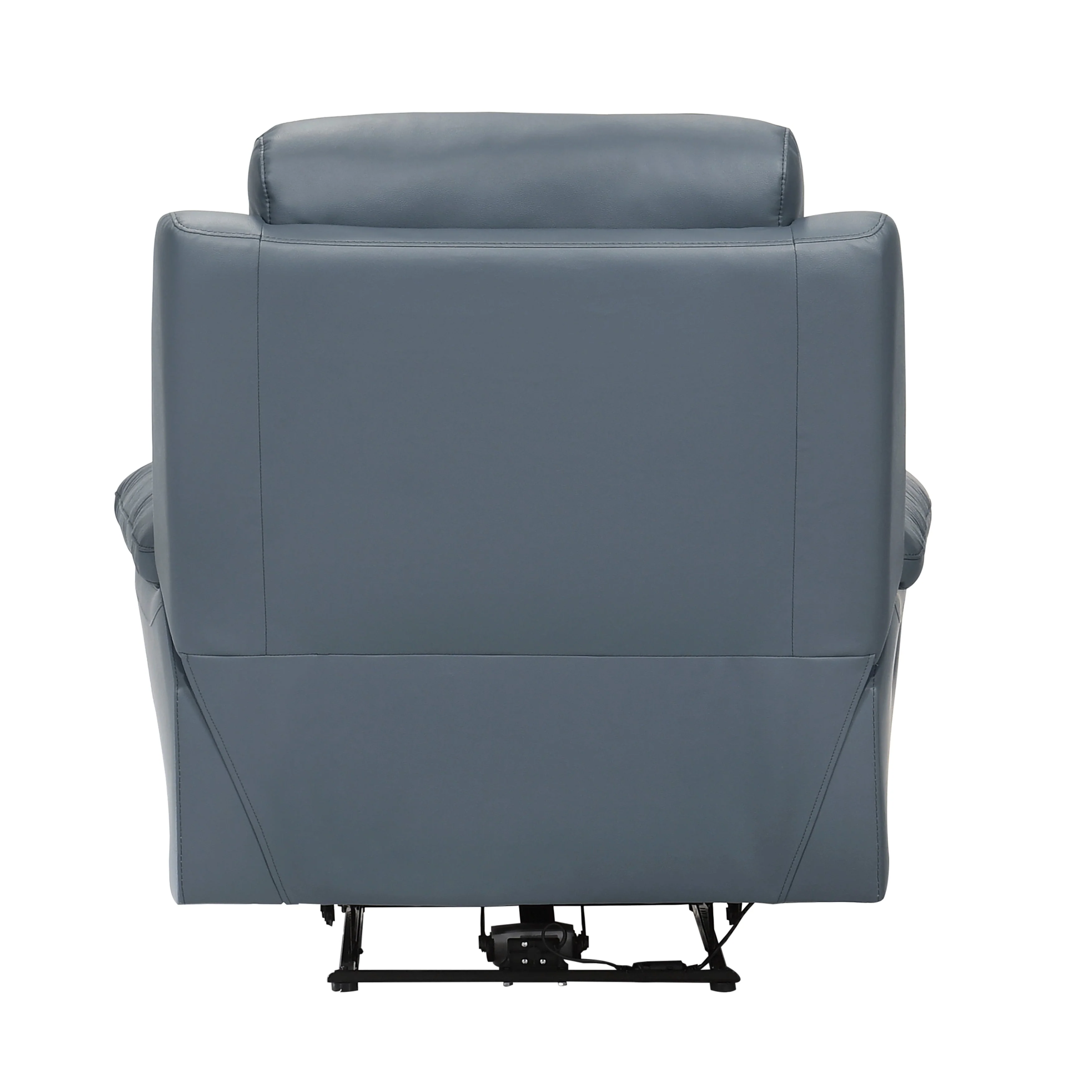 Hancock Blue Leather Power Double Reclining Living Room Set - Image 14