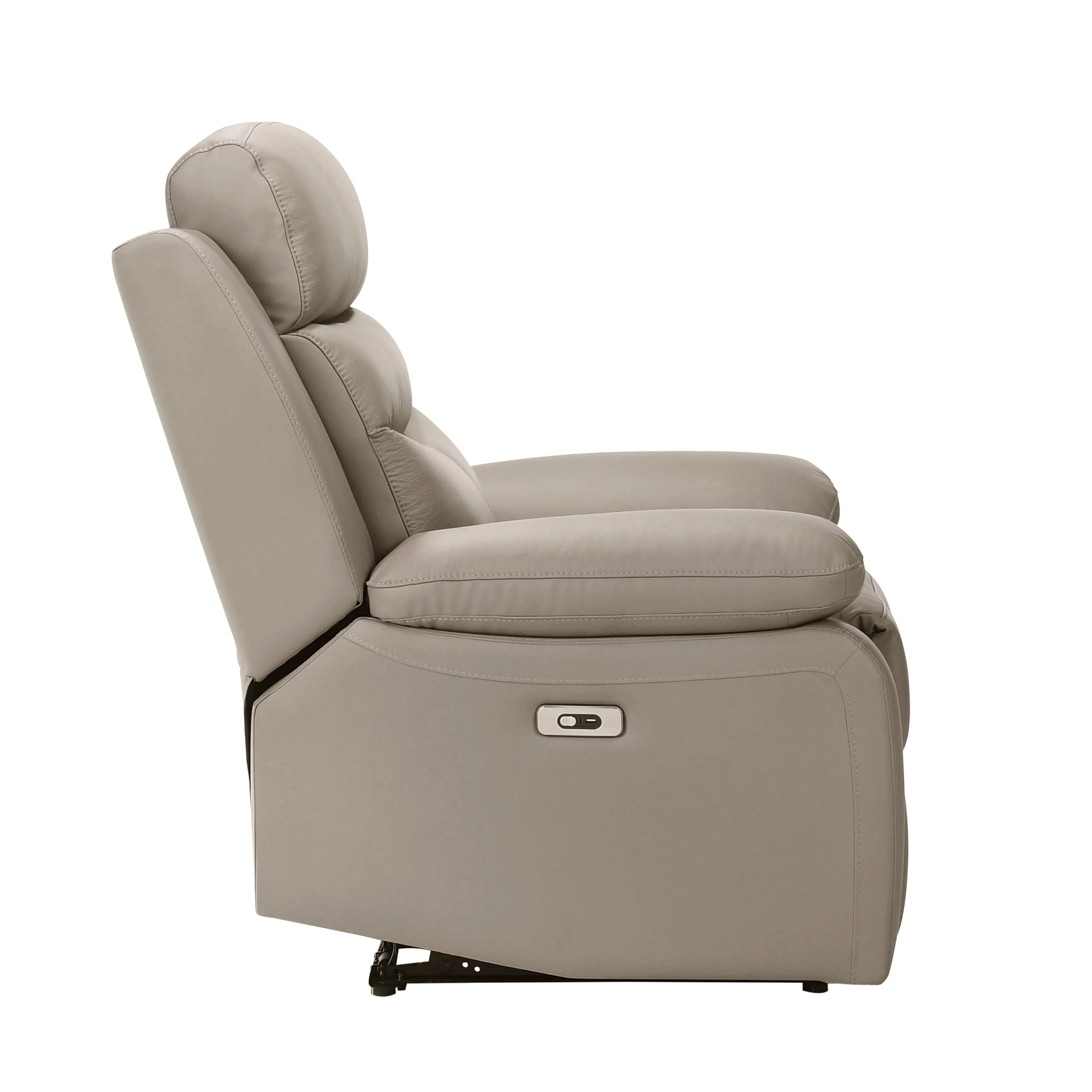 Hancock Latte Leather Power Double Reclining Living Room Set - Image 13