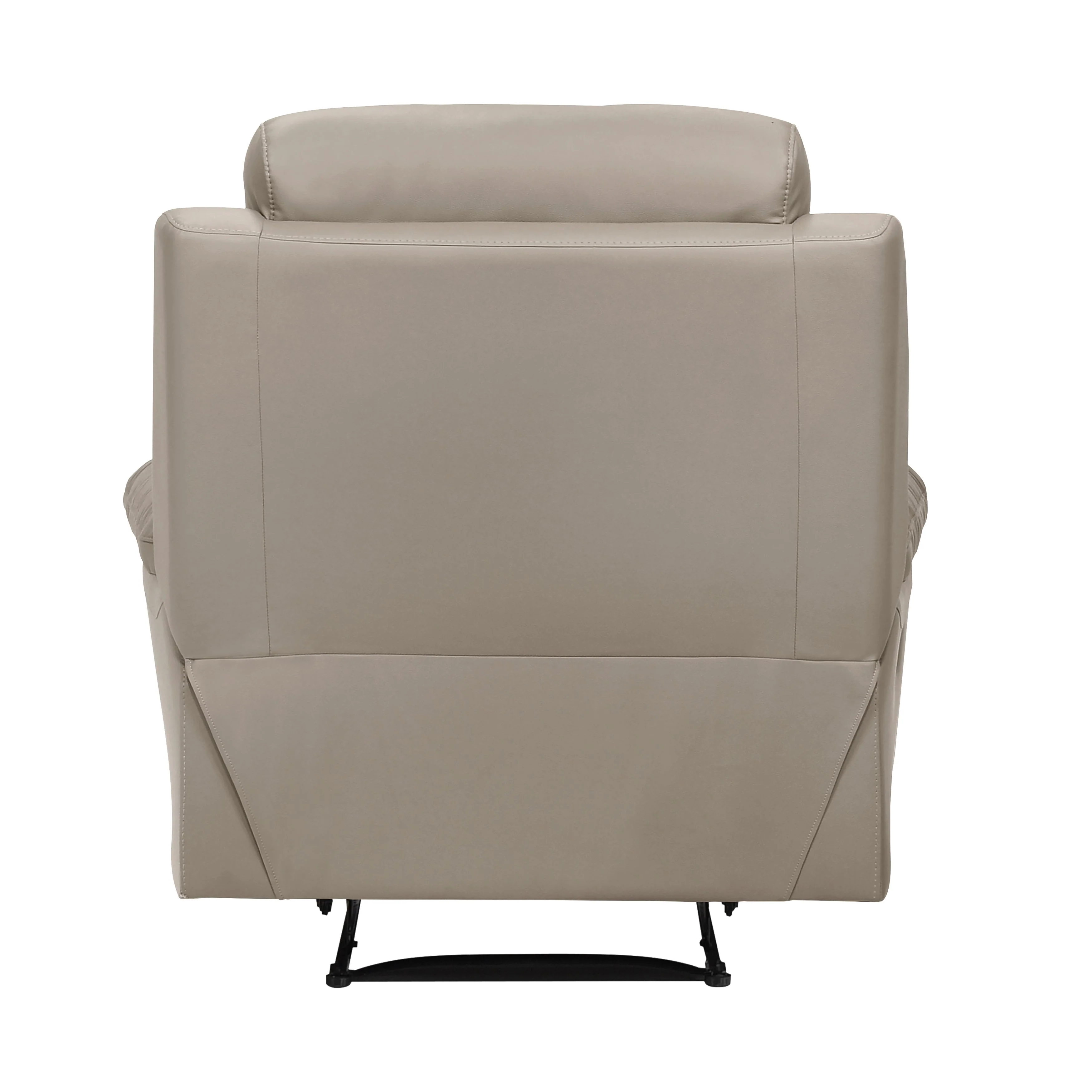 Hancock Latte Leather Reclining Chair - Image 4