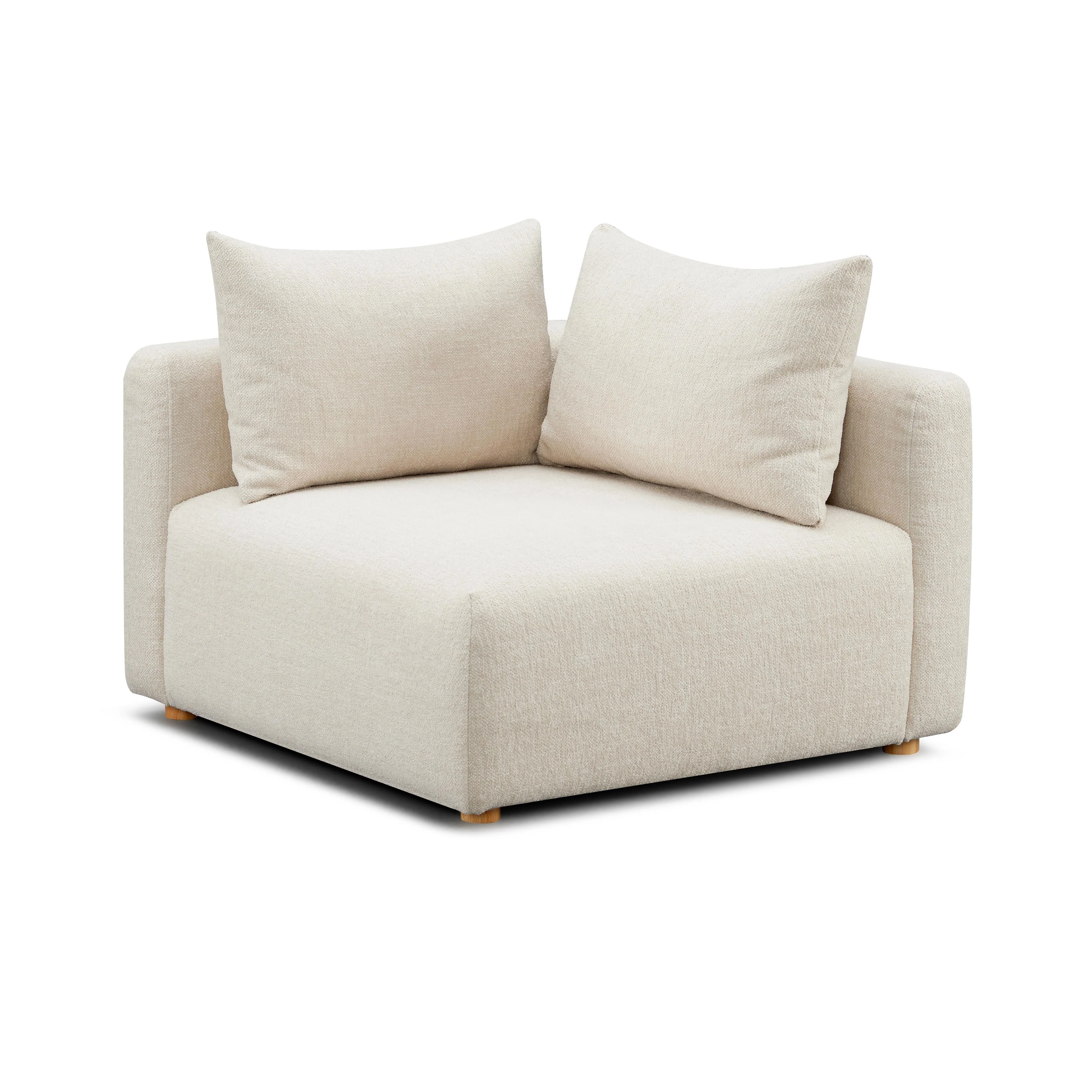 Hangover Heavy Textured Fabric Modular Corner Chair - Image 3