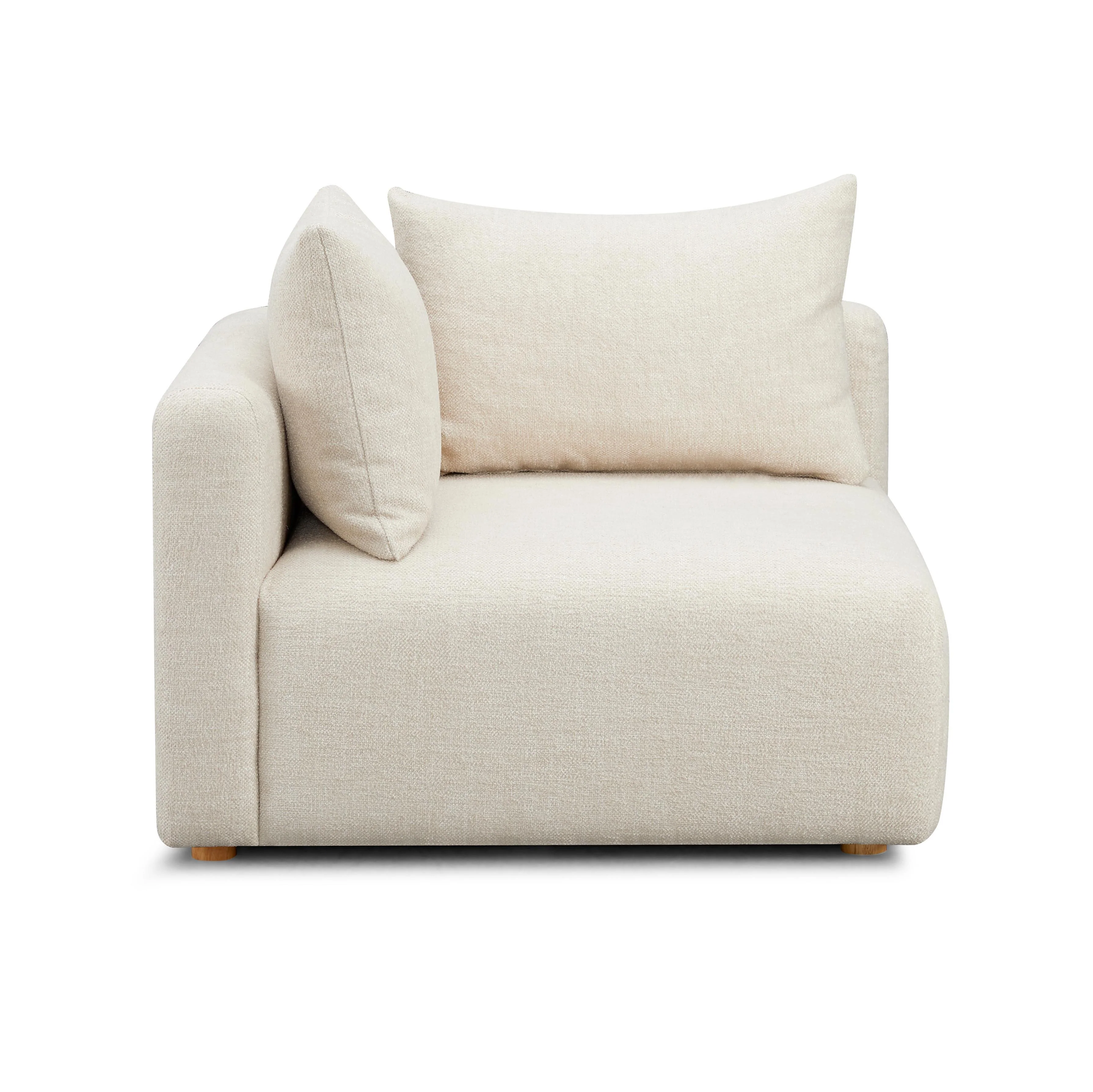Hangover Heavy Textured Fabric Modular Corner Chair - Image 4