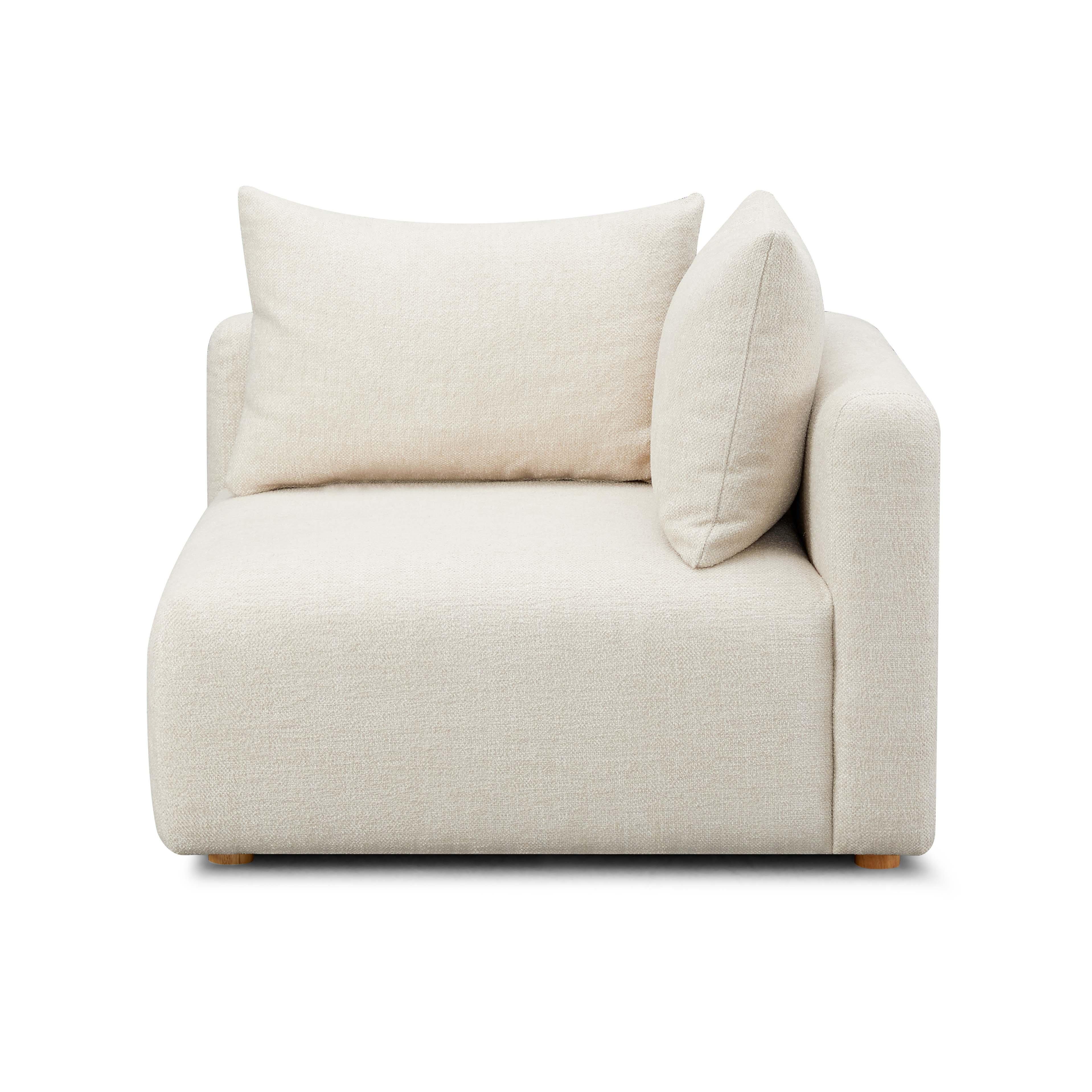 Hangover Heavy Textured Fabric Modular Corner Chair - Image 5