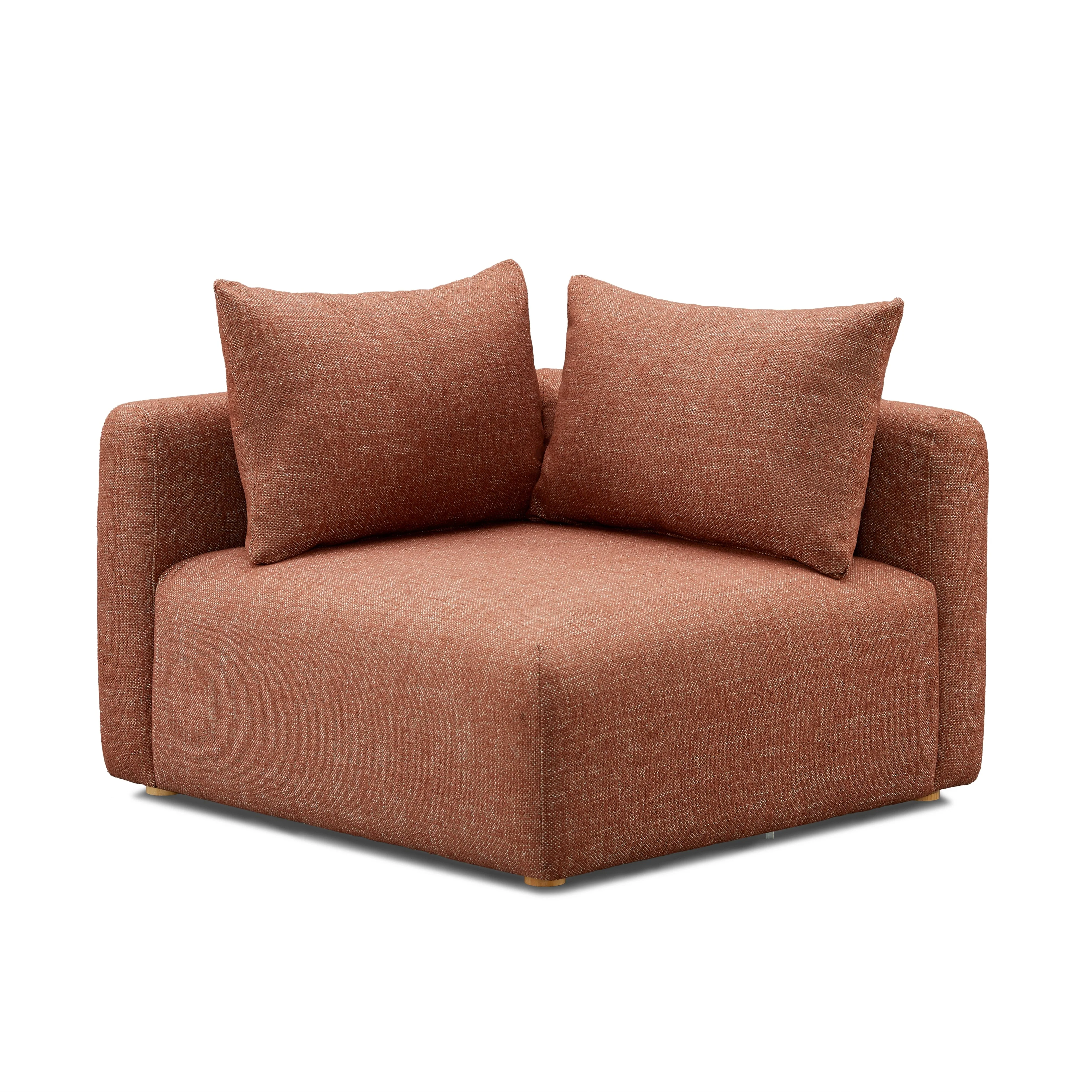 Hangover Heavy Textured Fabric Modular Corner Chair - Image 8