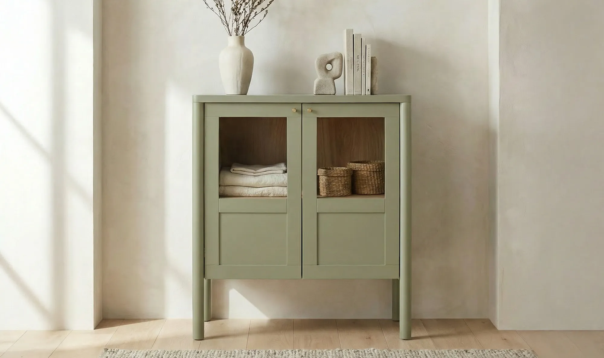 Hannah Cabinet Green - Image 4