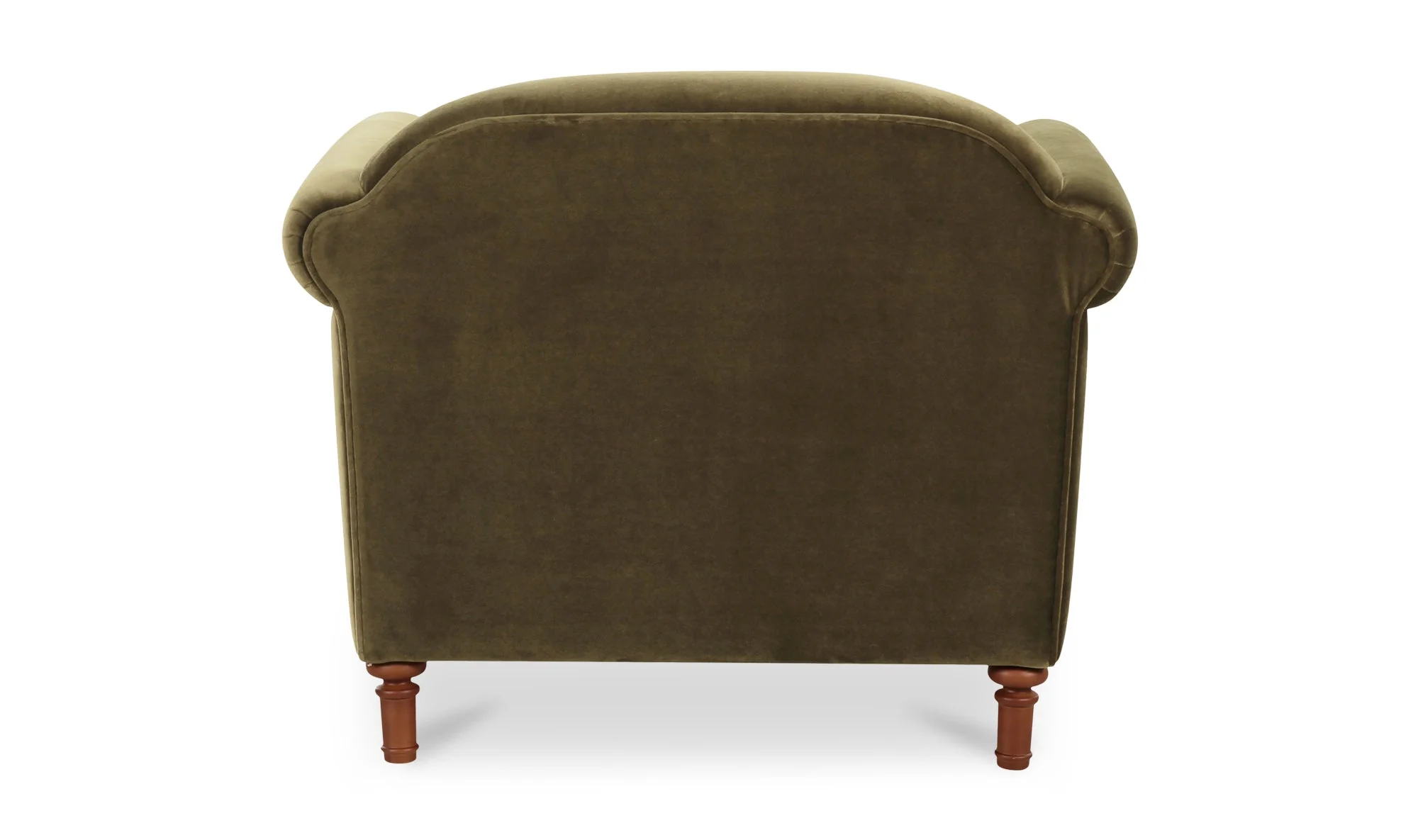 Harmony Accent Chair Dark Green Faux Mohair - Image 7