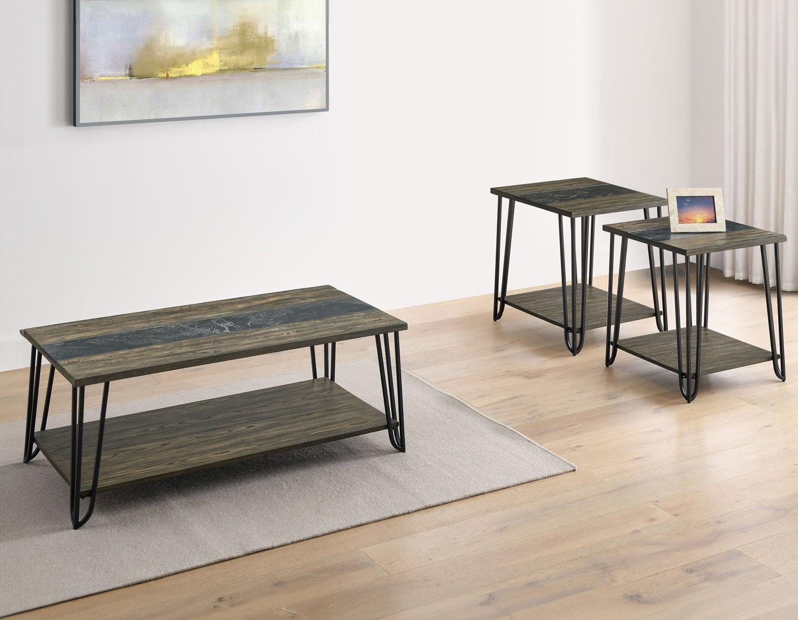 Harper Sofa Table with SIntered Stone Inlay - Image 5