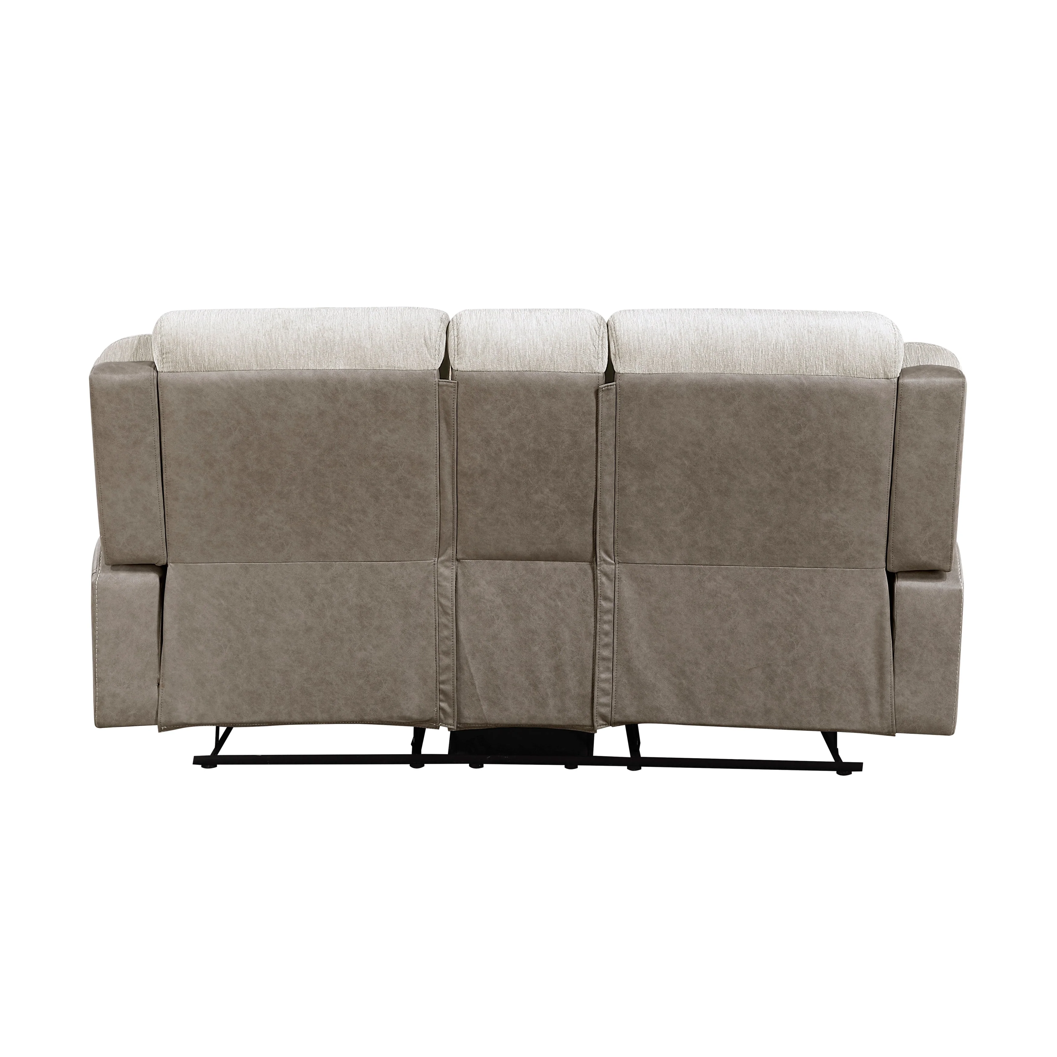 Harriette Beige/Brown Double Reclining Living Room Set - Image 10