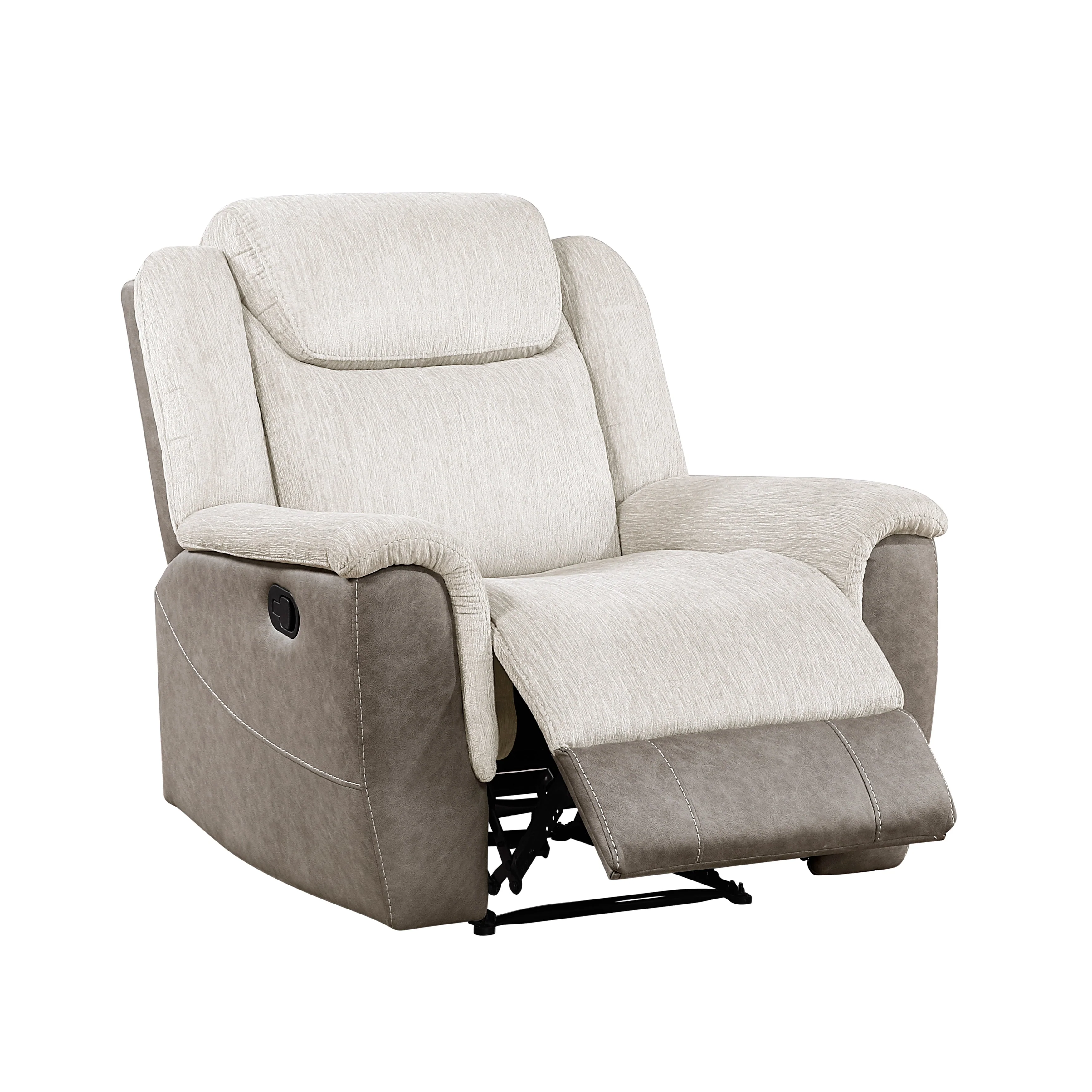 Harriette Beige/Brown Double Reclining Living Room Set - Image 17