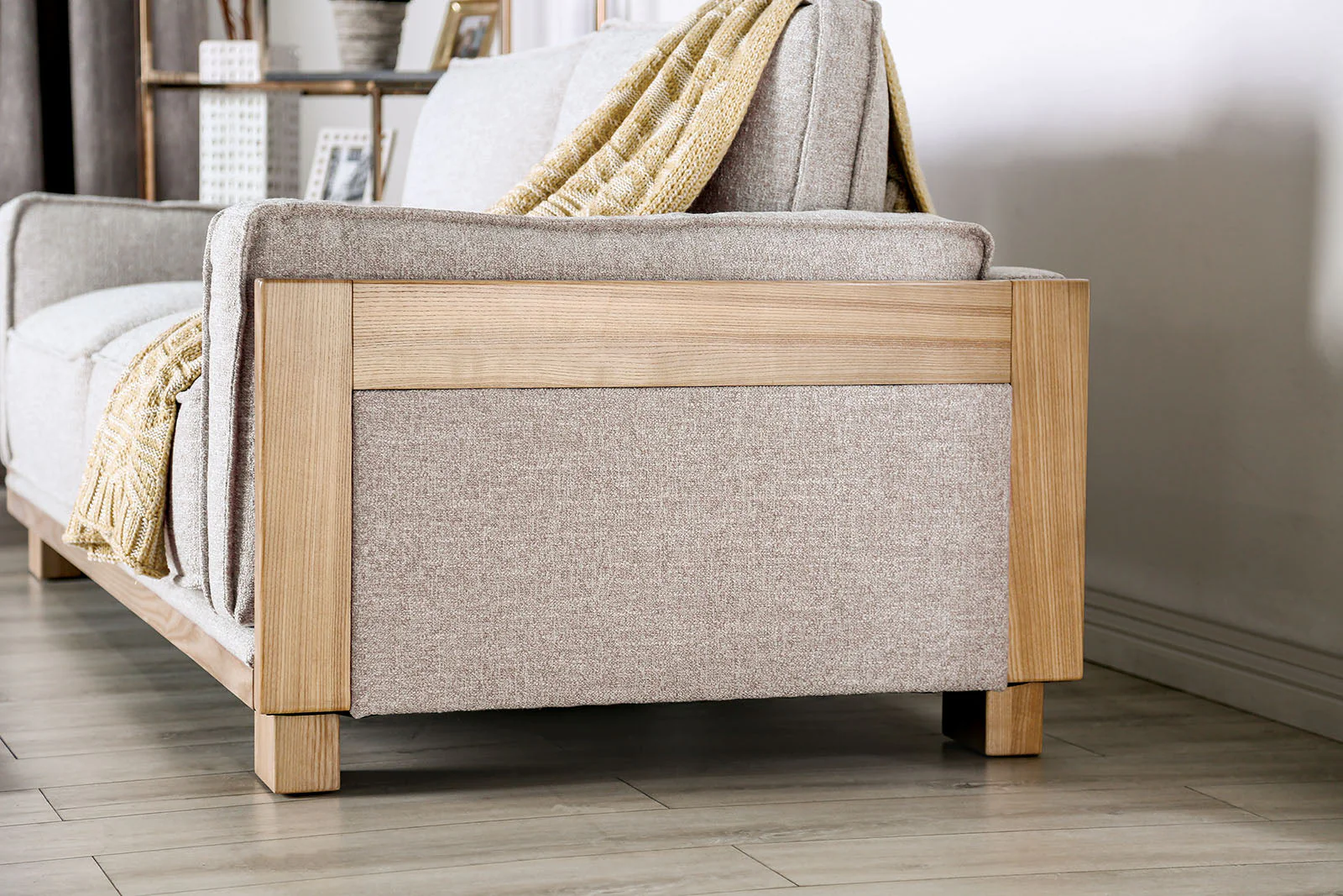 Harstad Light Brown/Natural Sofa - Image 3