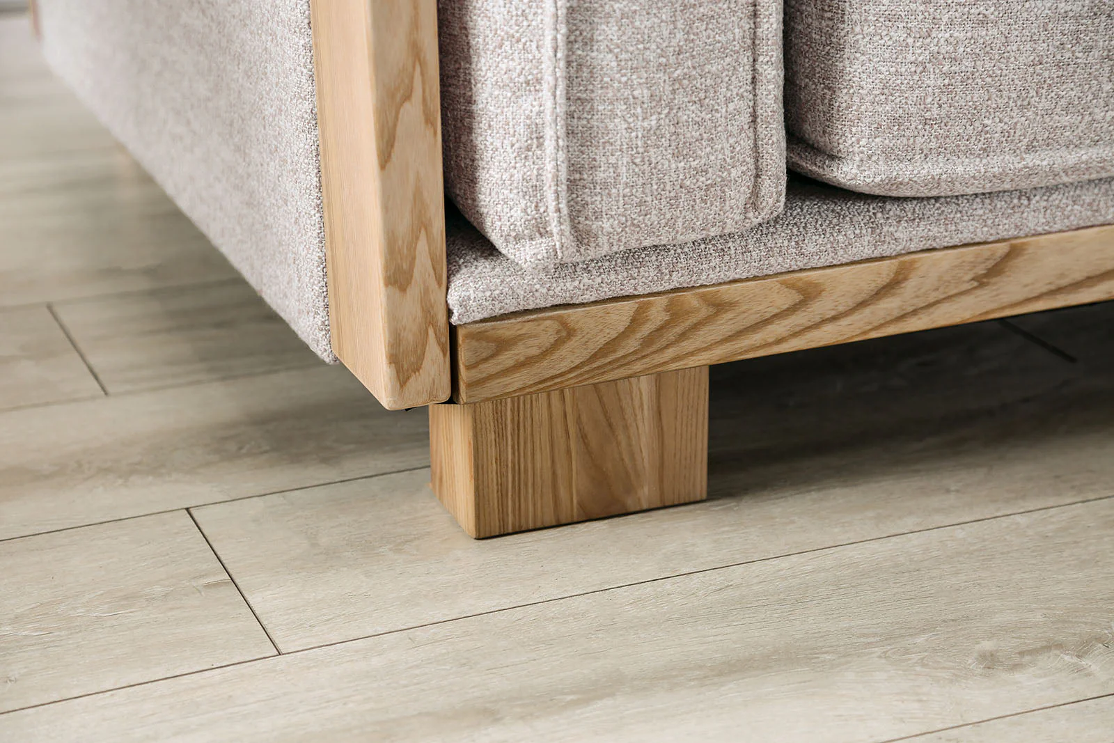 Harstad Light Brown/Natural Sofa - Image 4