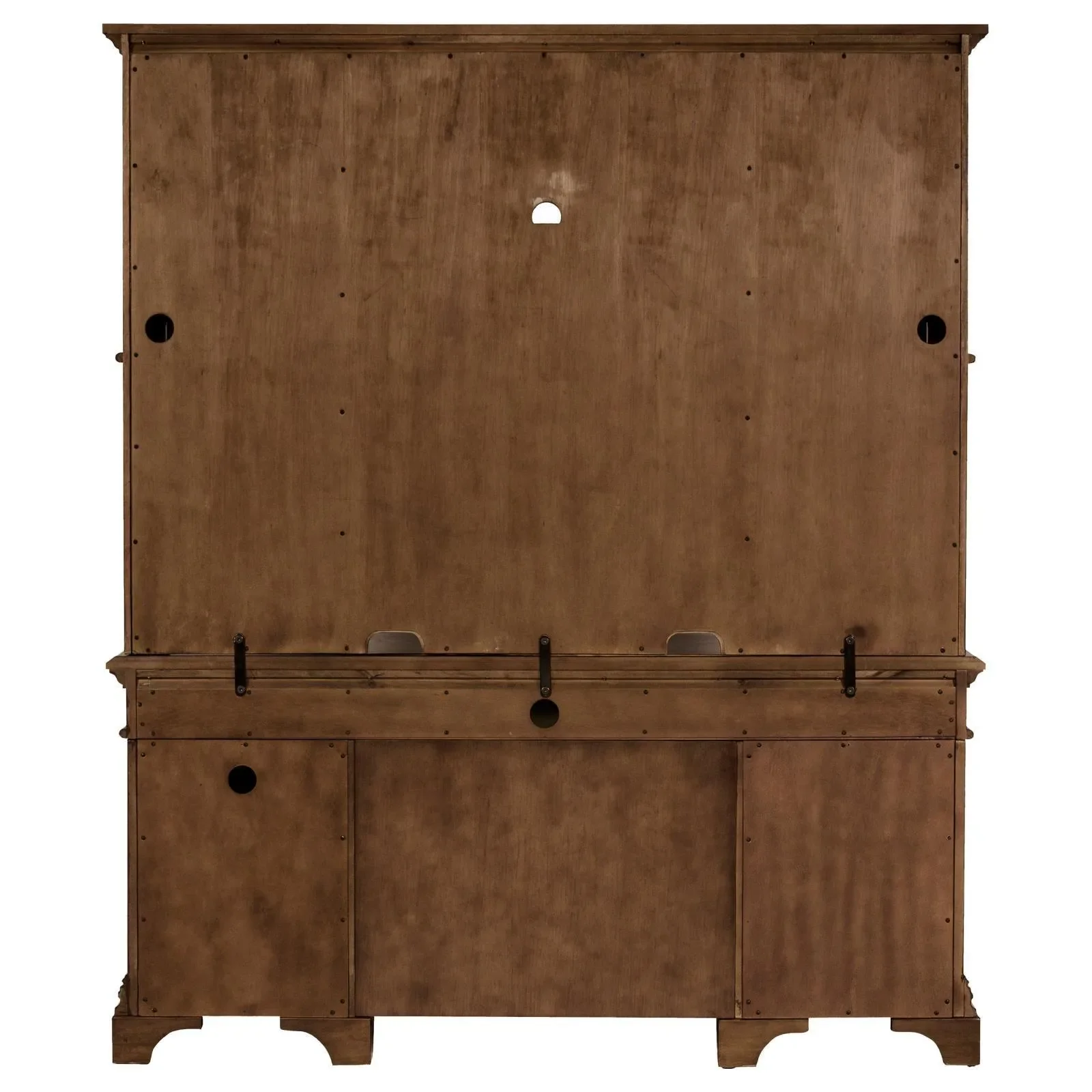 Hartshill Burnished Oak Credenza with Hutch - Image 6