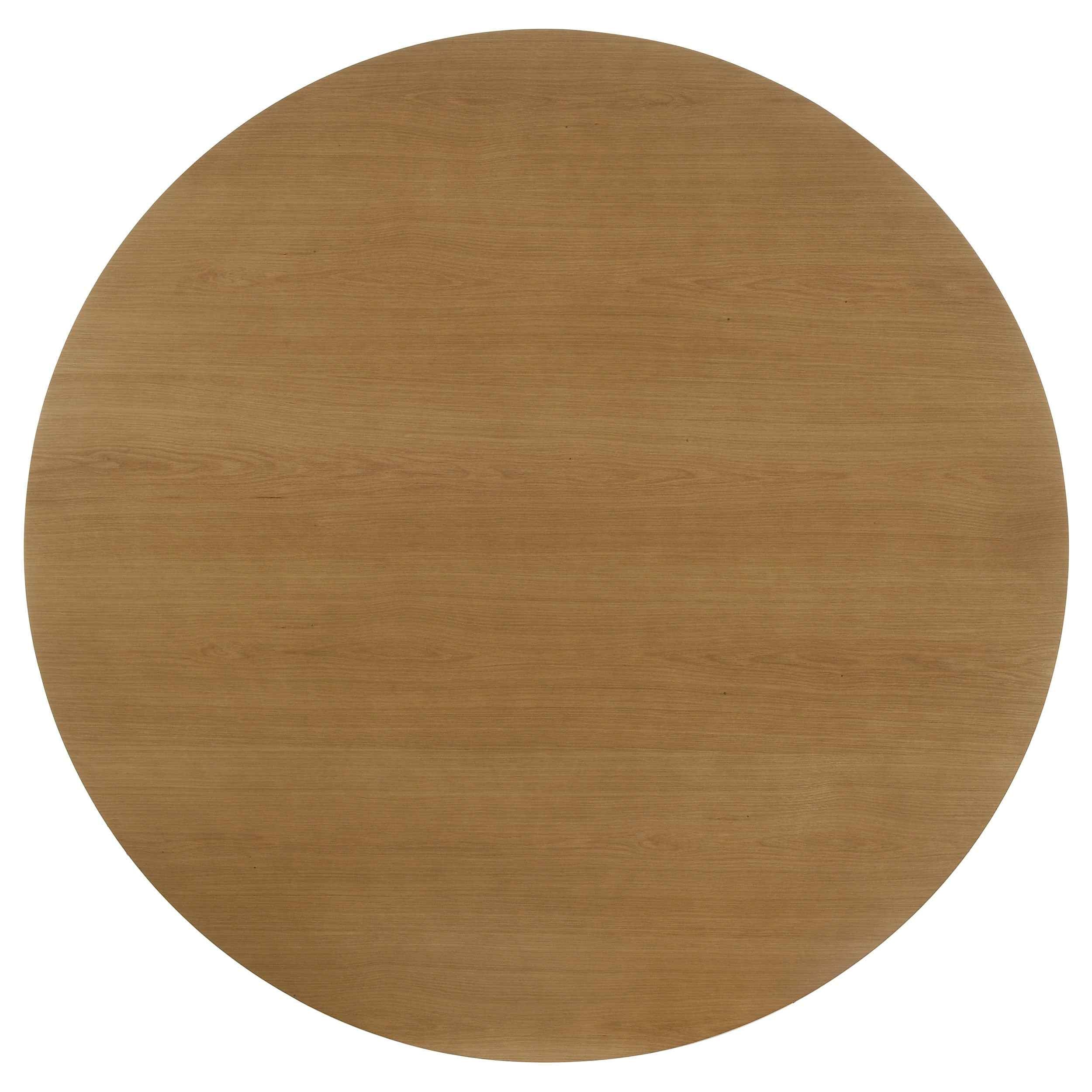 Hartville Natural Light Brown 7-Piece Round Dining Table Set - Image 5