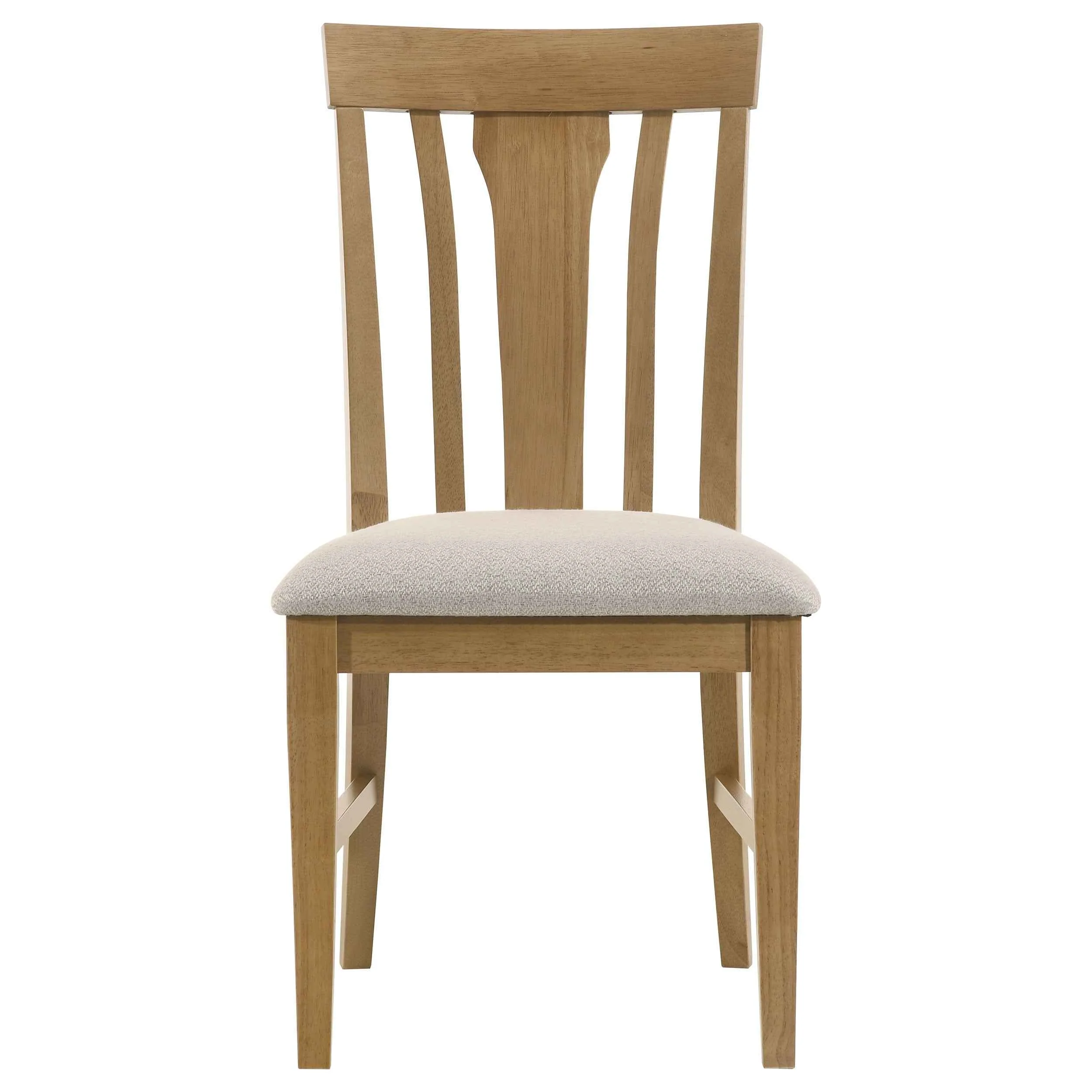 Hartville Natural Light Brown 7-Piece Round Dining Table Set - Image 8
