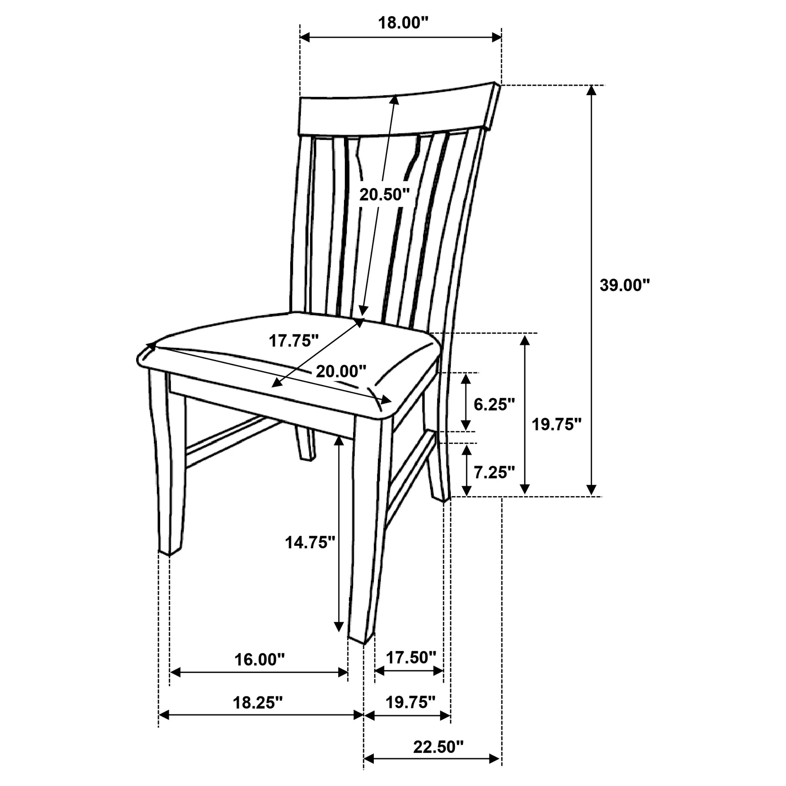 Hartville Natural Light Brown Dining Side Chair (Set of 2) - Image 13