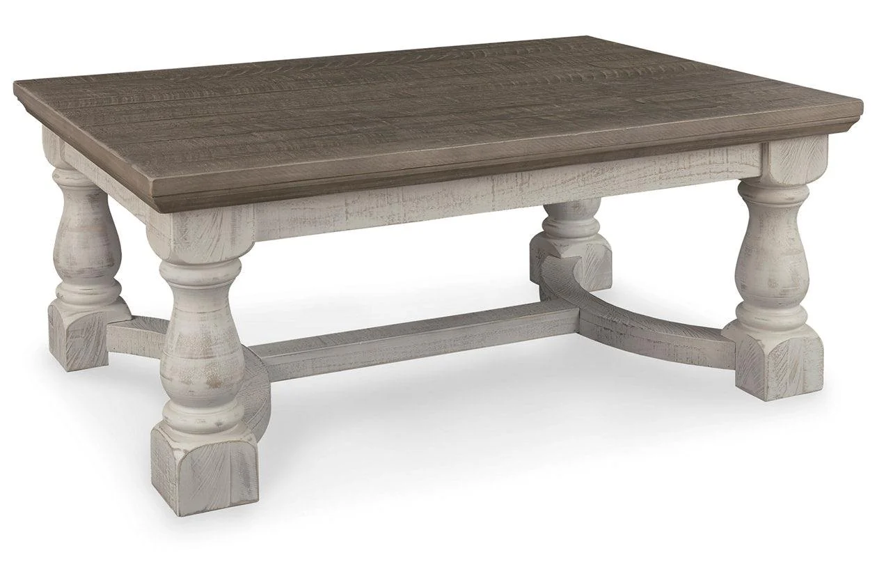 Havalance Gray/White Coffee Table and 2 End Tables - Image 2