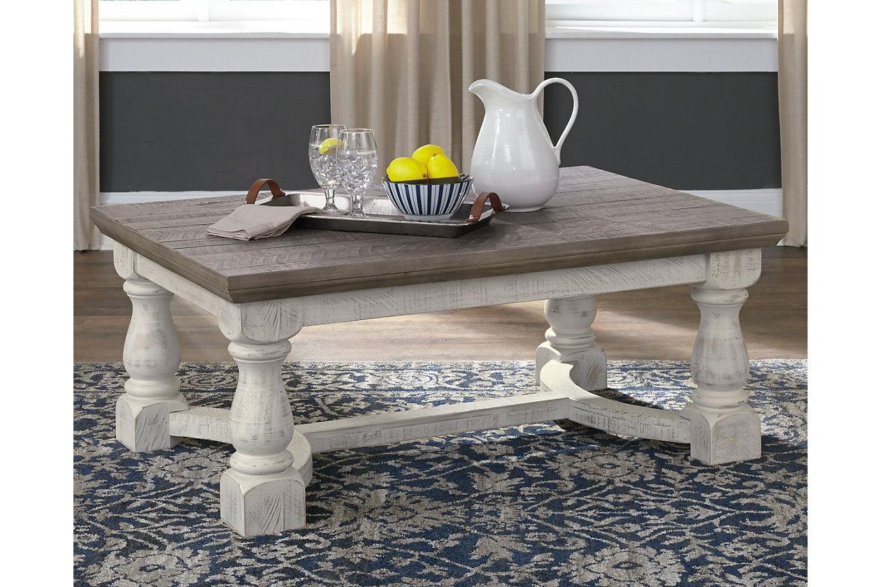 Havalance Gray/White Coffee Table and 2 End Tables - Image 4