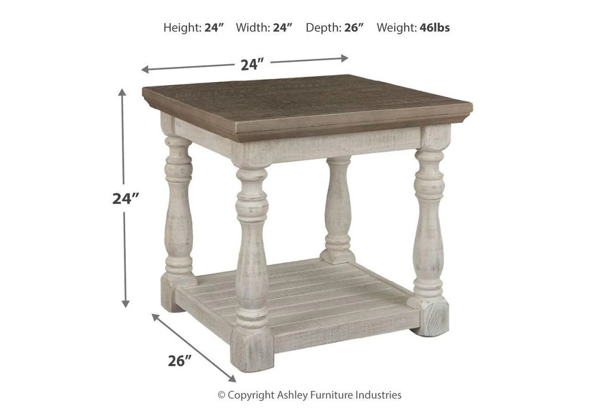 Havalance Gray/White Coffee Table and 2 End Tables - Image 7