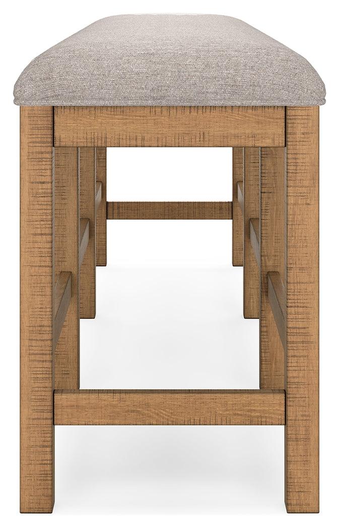 Havonplane Brown 72" Counter Height Dining Bench - Image 5