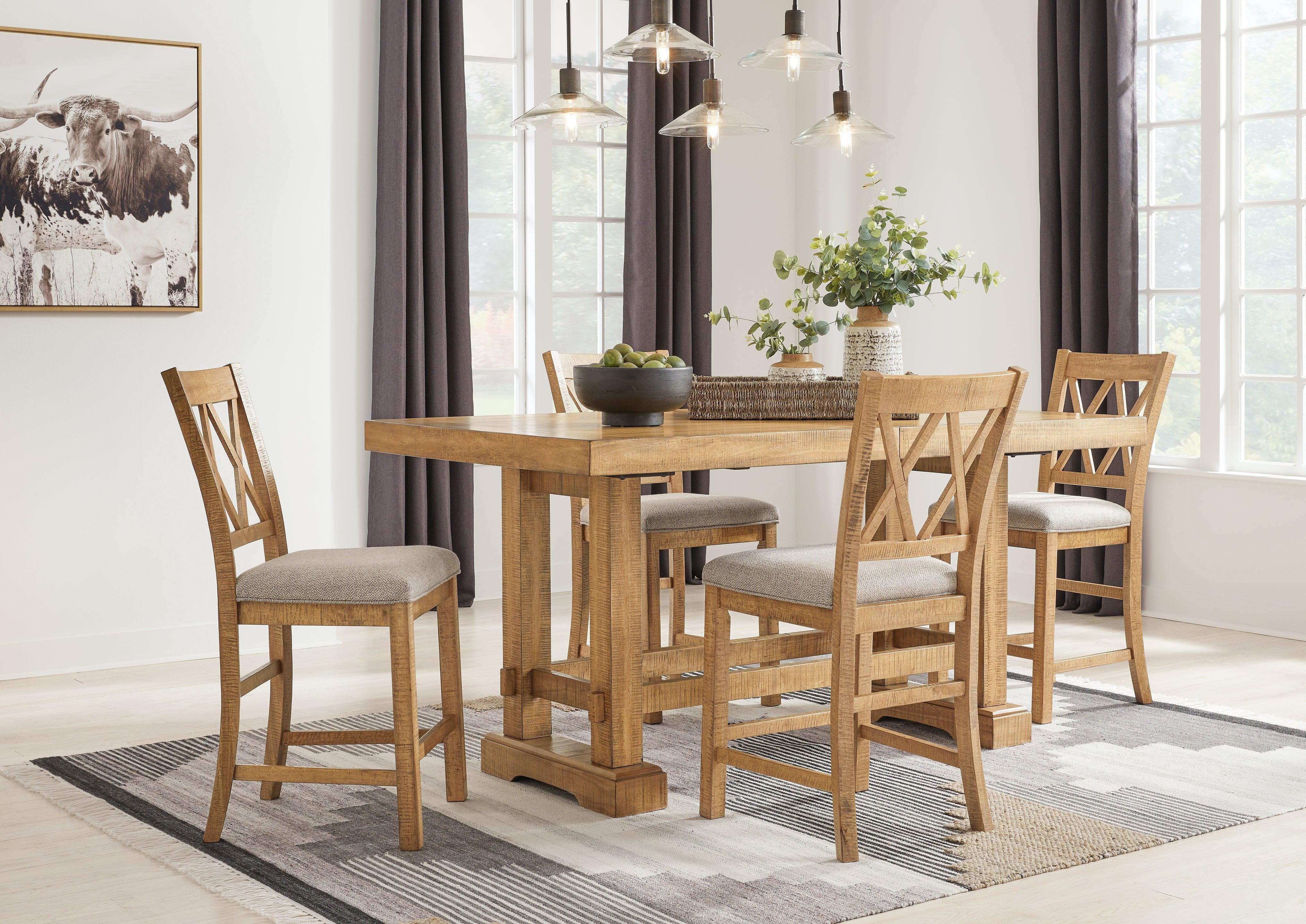 Havonplane Brown Counter Height Barstool, Set of 2 - Image 8