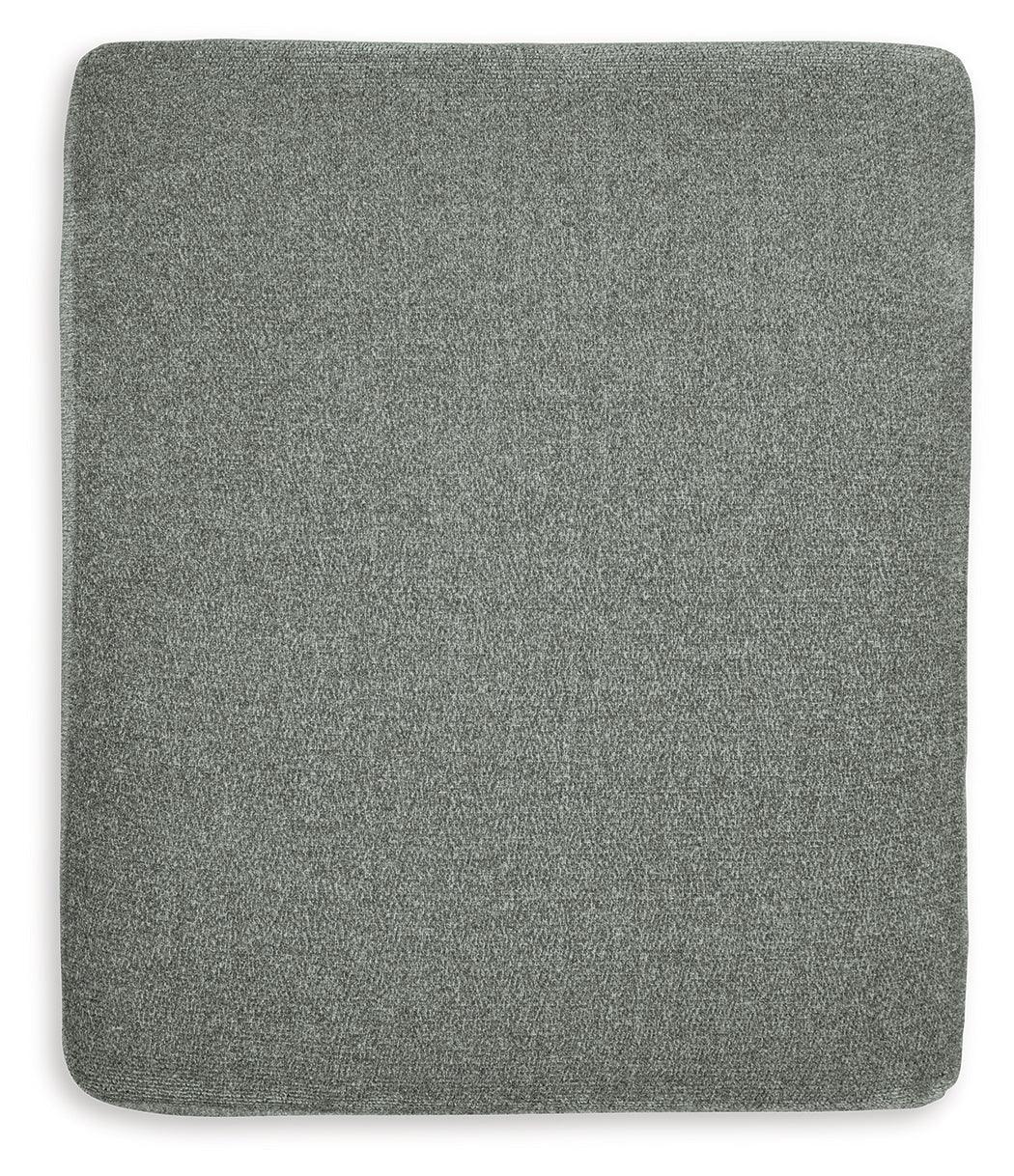 Hazela Charcoal Ottoman - Image 3