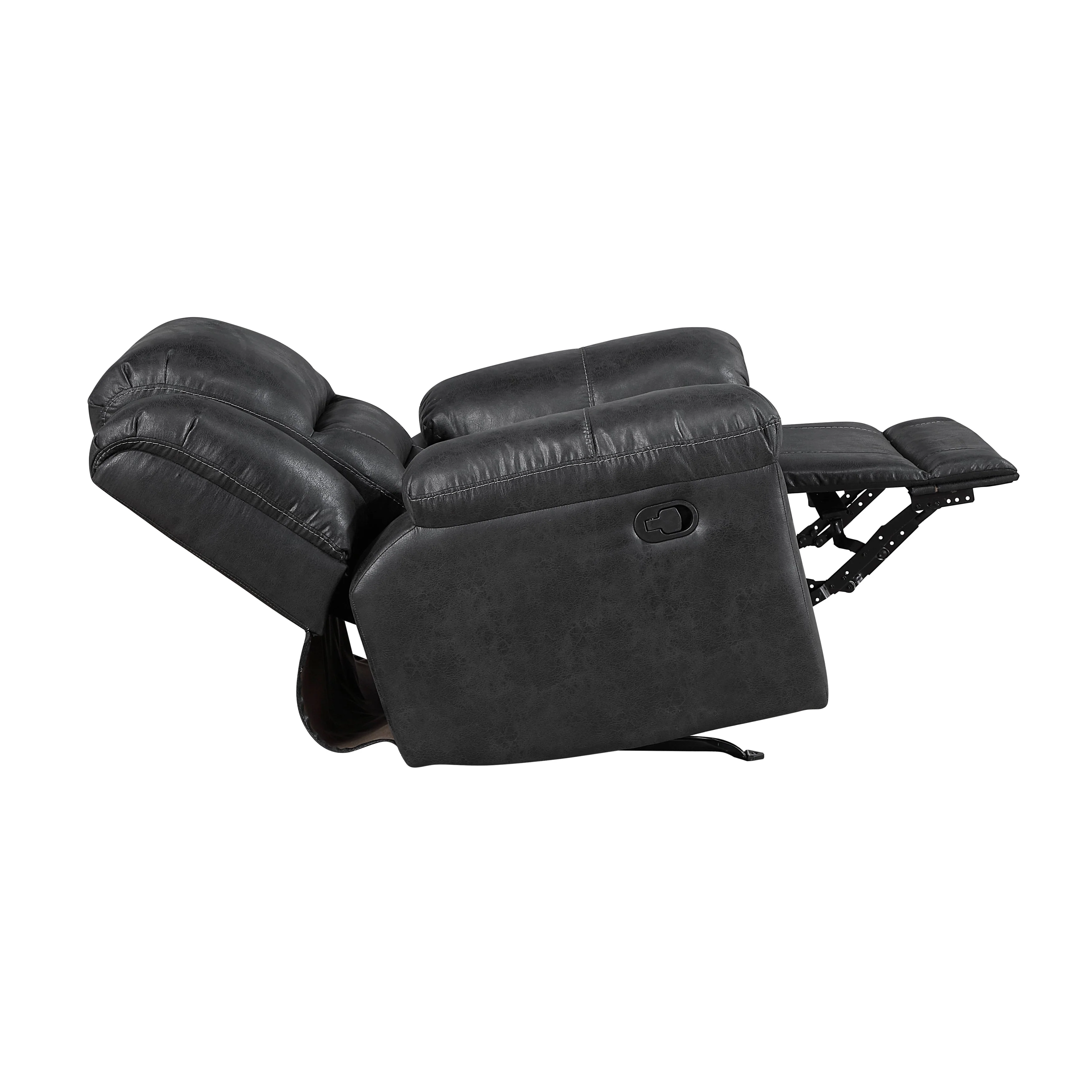 Hazen Black Rocker Reclining Chair - Image 10