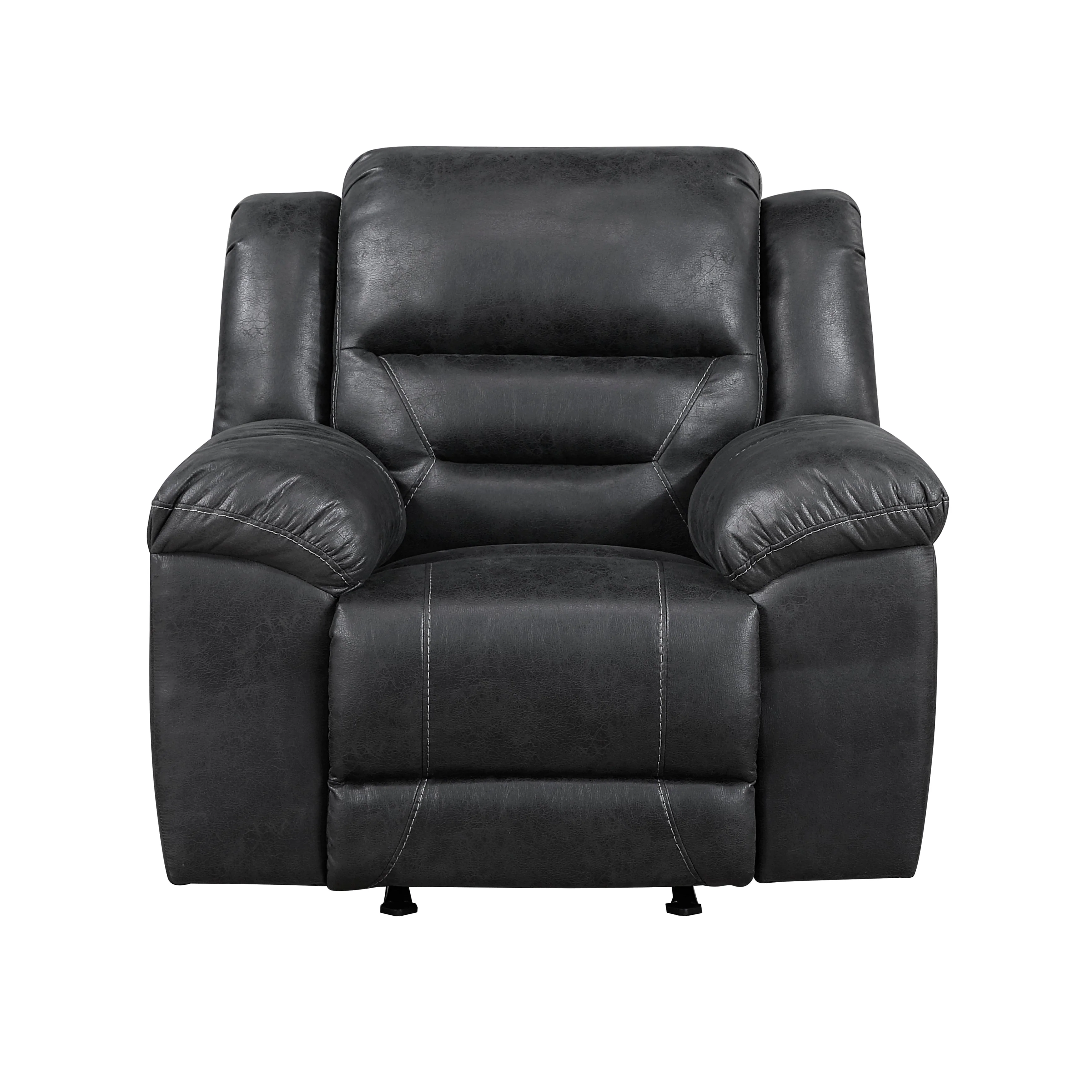 Hazen Black Rocker Reclining Chair - Image 14