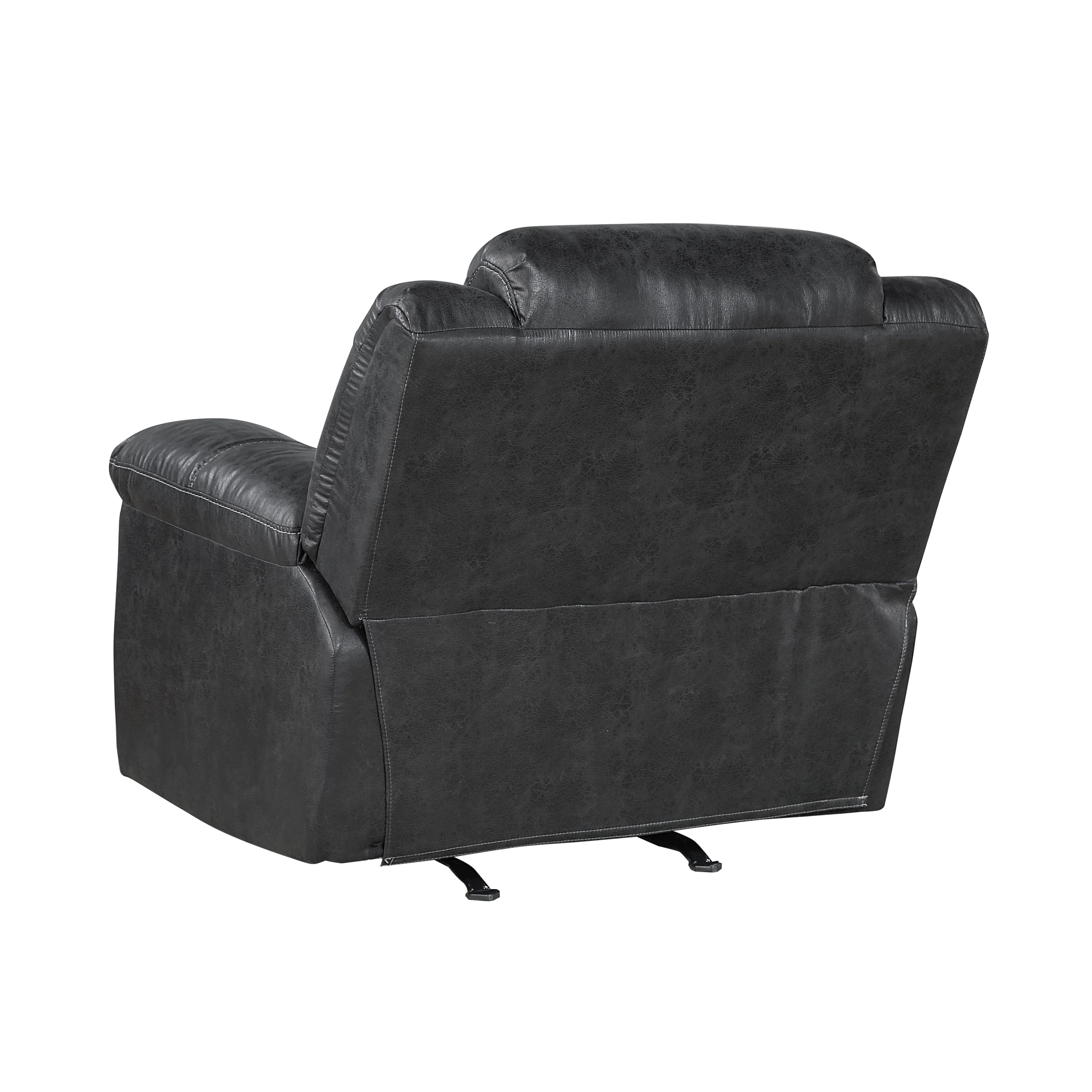 Hazen Black Rocker Reclining Chair - Image 5
