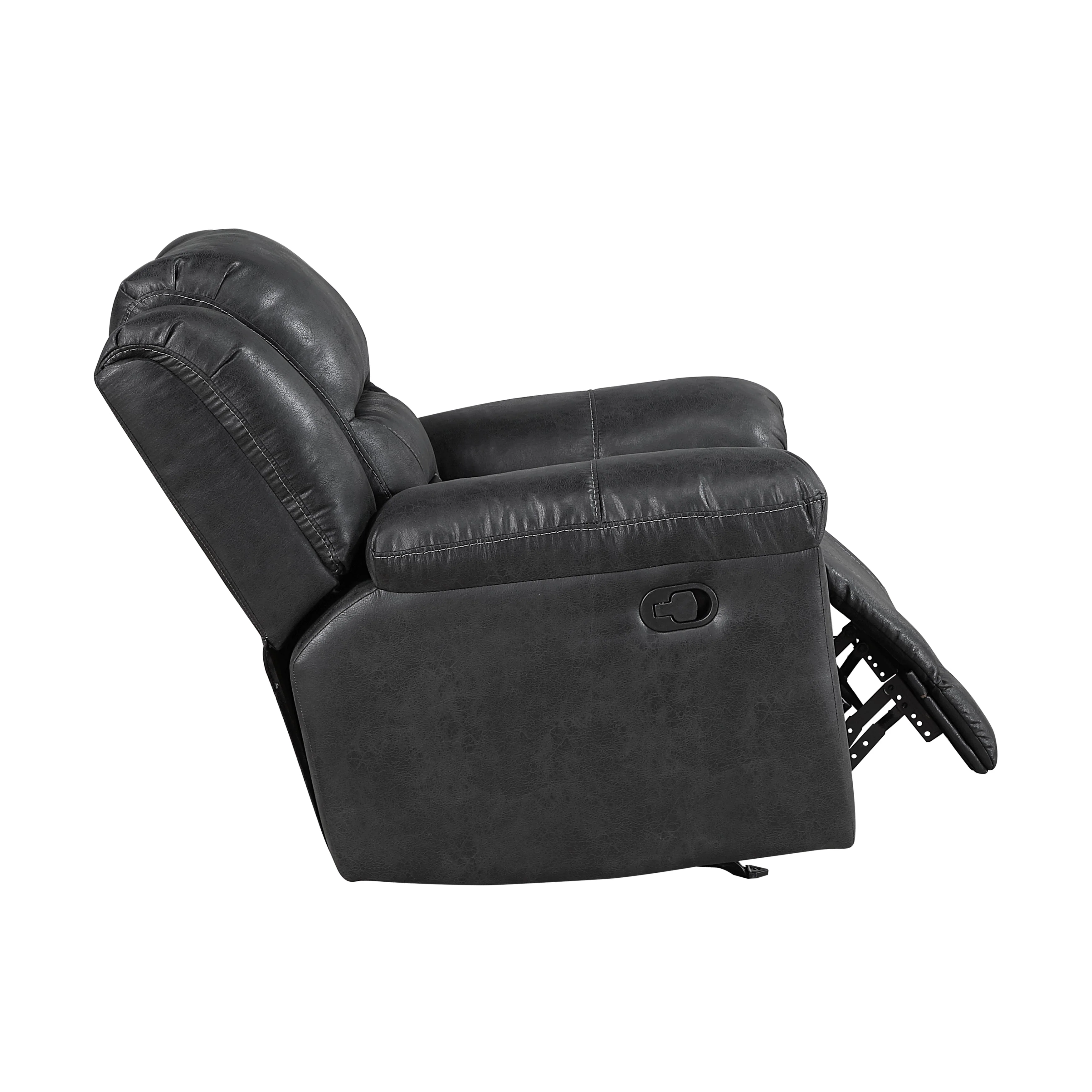 Hazen Black Rocker Reclining Chair - Image 9