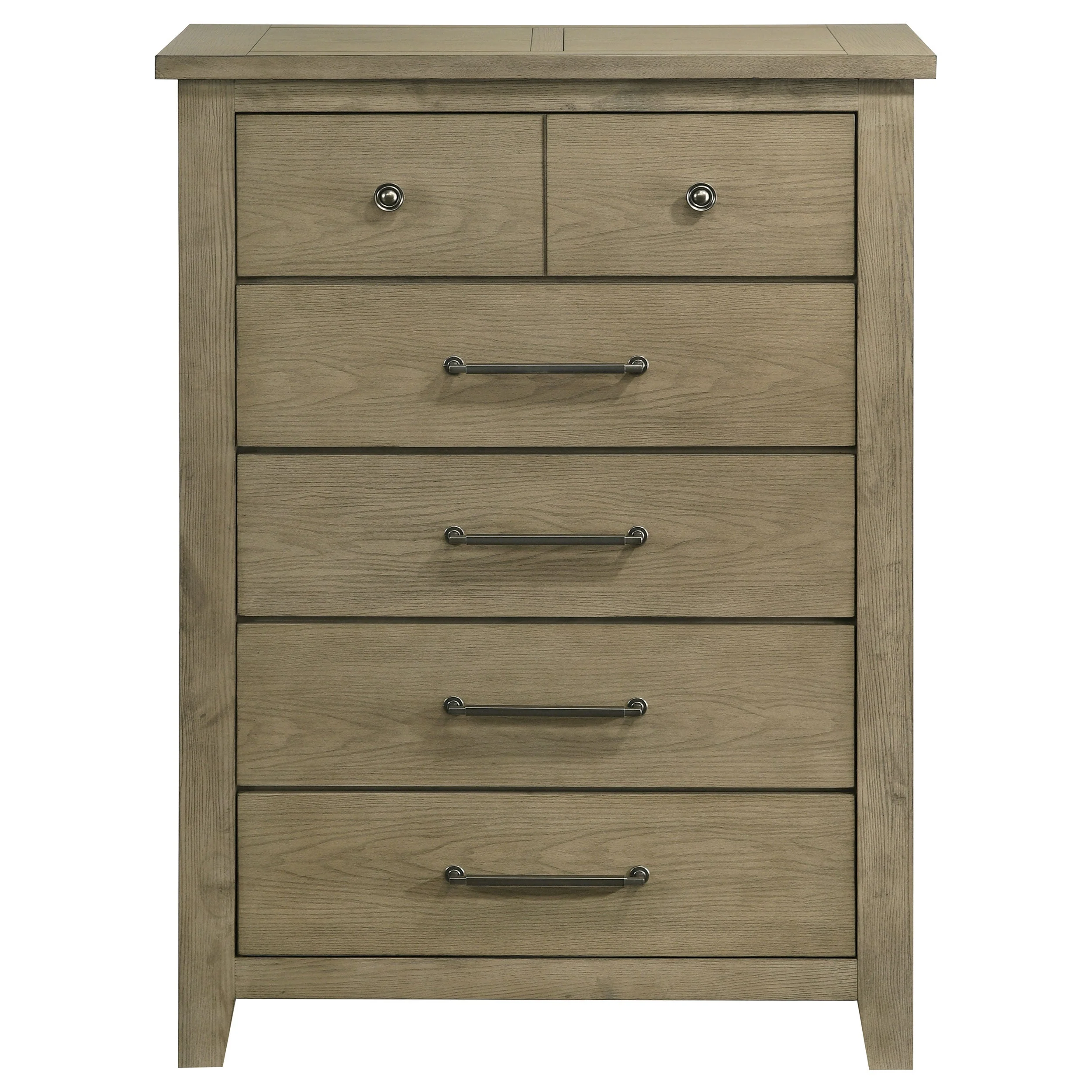 Hazlewood Vineyard Oak 5-drawer Bedroom Chest of Drawers - Image 3