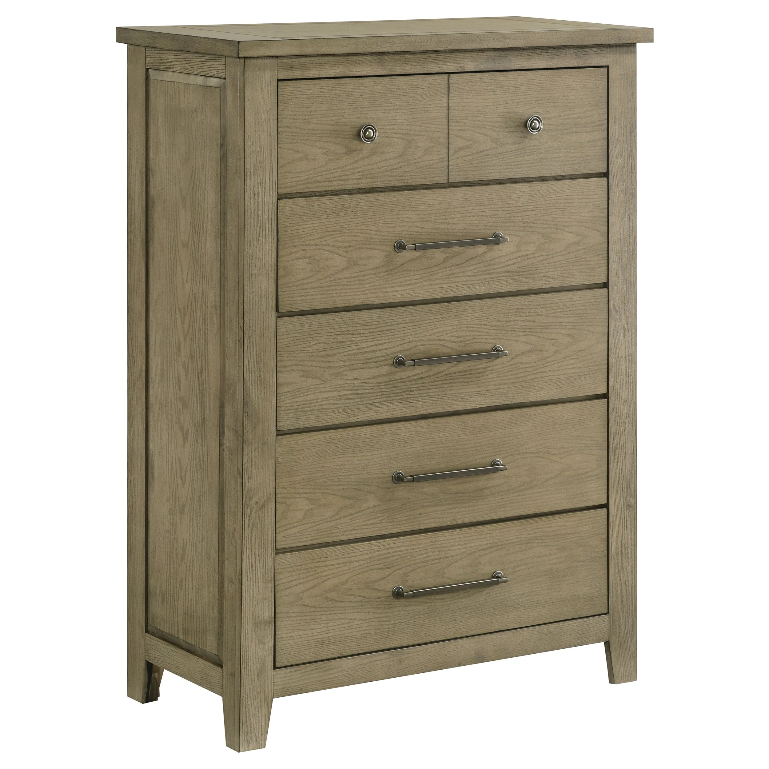 Hazlewood Vineyard Oak 5-piece Eastern King Storage Bedroom Set - Image 11