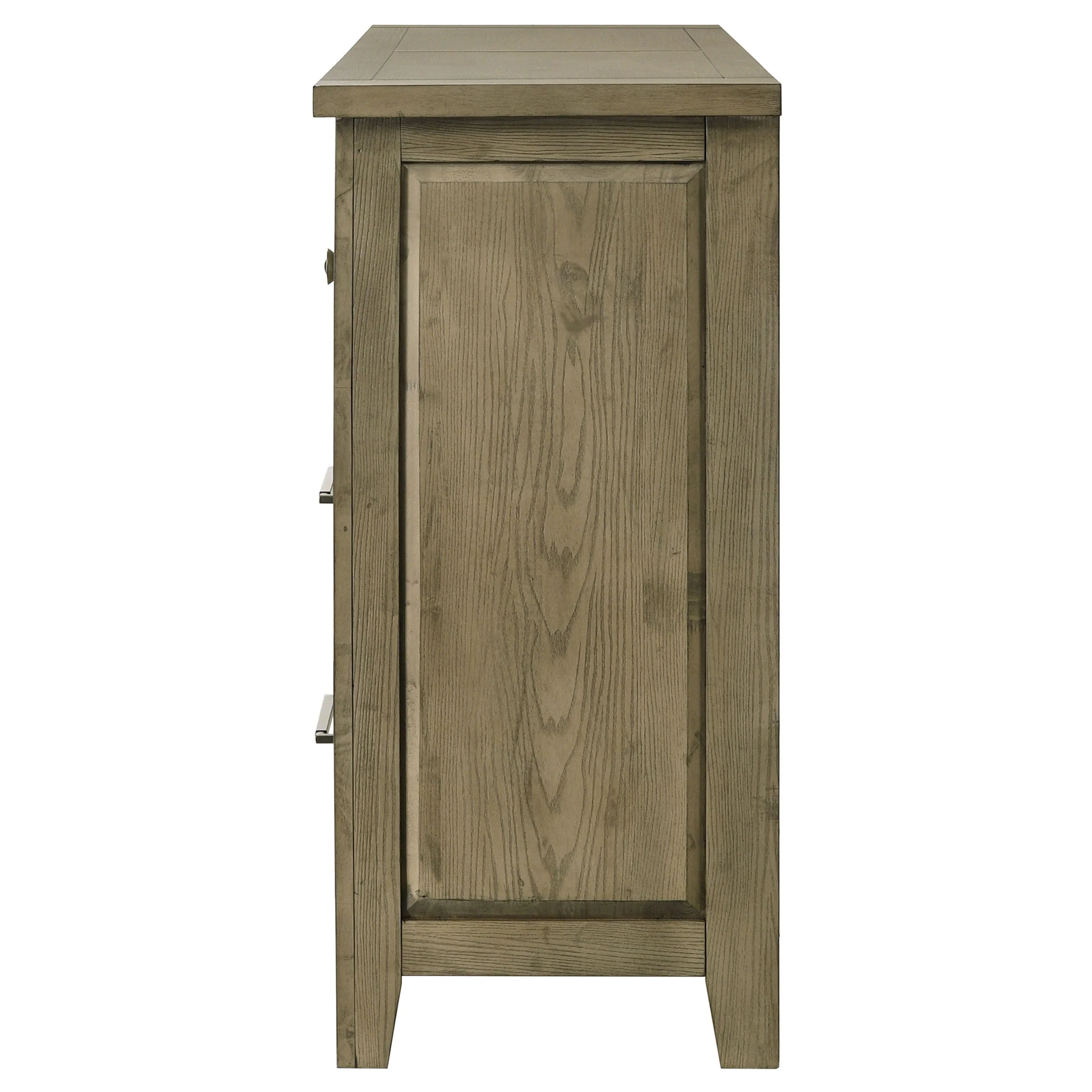 Hazlewood Vineyard Oak 6-drawer Bedroom Dresser Cabinet - Image 5