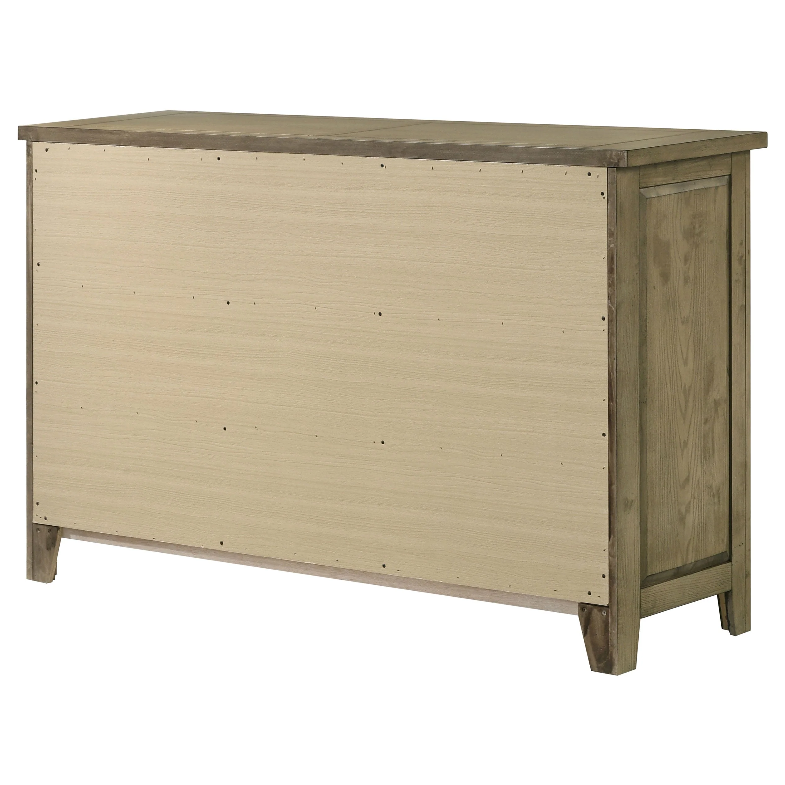 Hazlewood Vineyard Oak 6-drawer Bedroom Dresser Cabinet - Image 8
