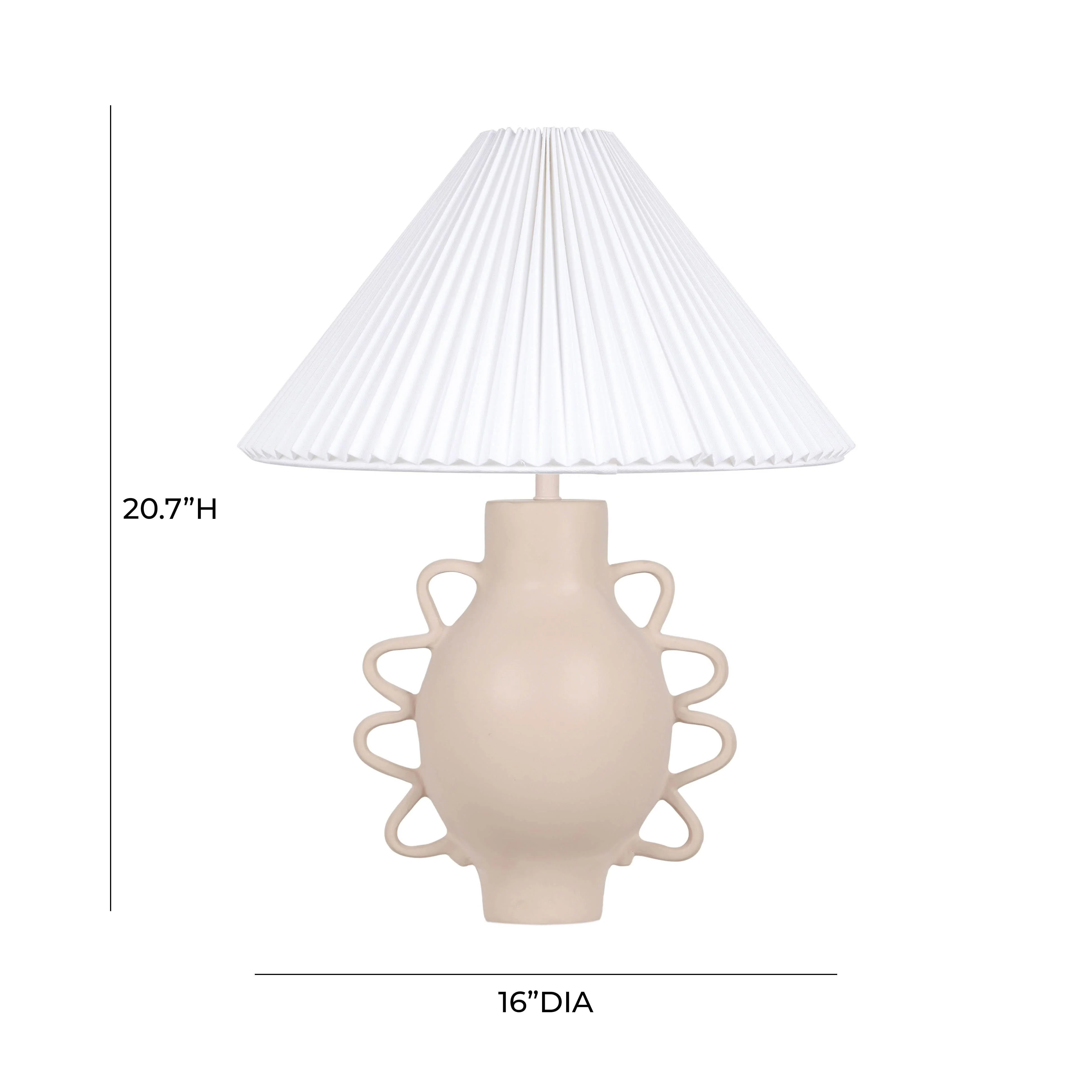 Hazza Pleated Table Lamp - Image 6