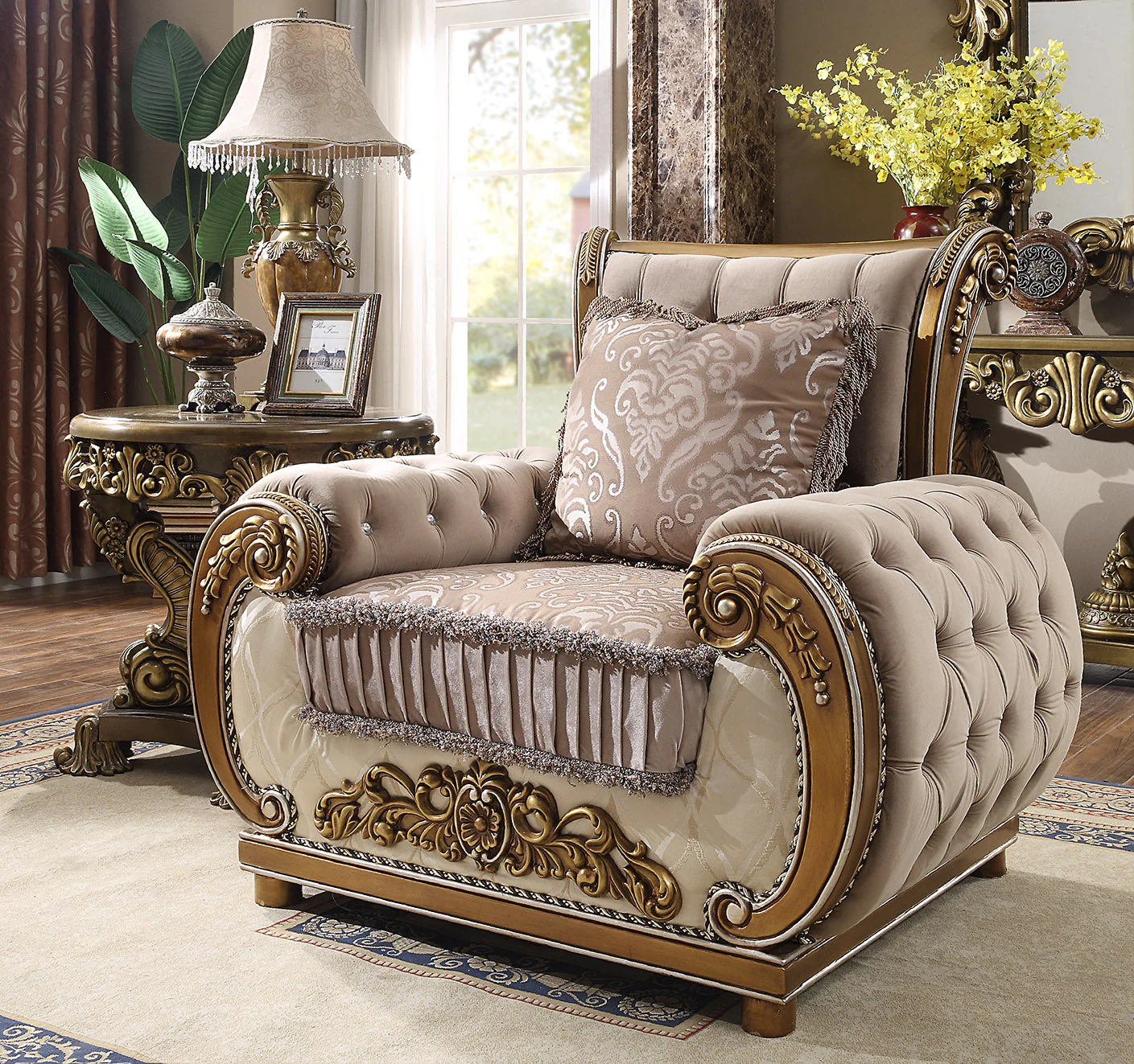 HD-25 Perfect Brown & Beige Chair