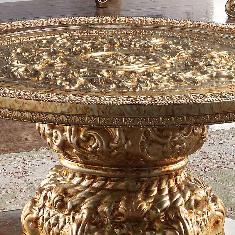 HD-328G Metallic Gold Coffee Table - Image 2