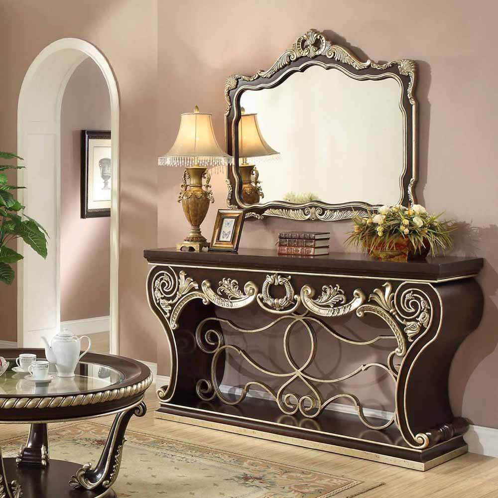 HD-386 Cherry Mahogany Sofa - Image 11