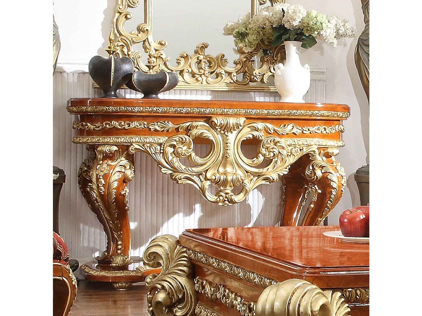 HD-8024 Cedar Red Console Table