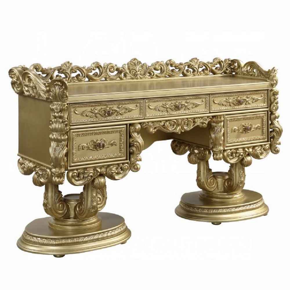 HD-8086 Bright Gold Dresser - Image 2
