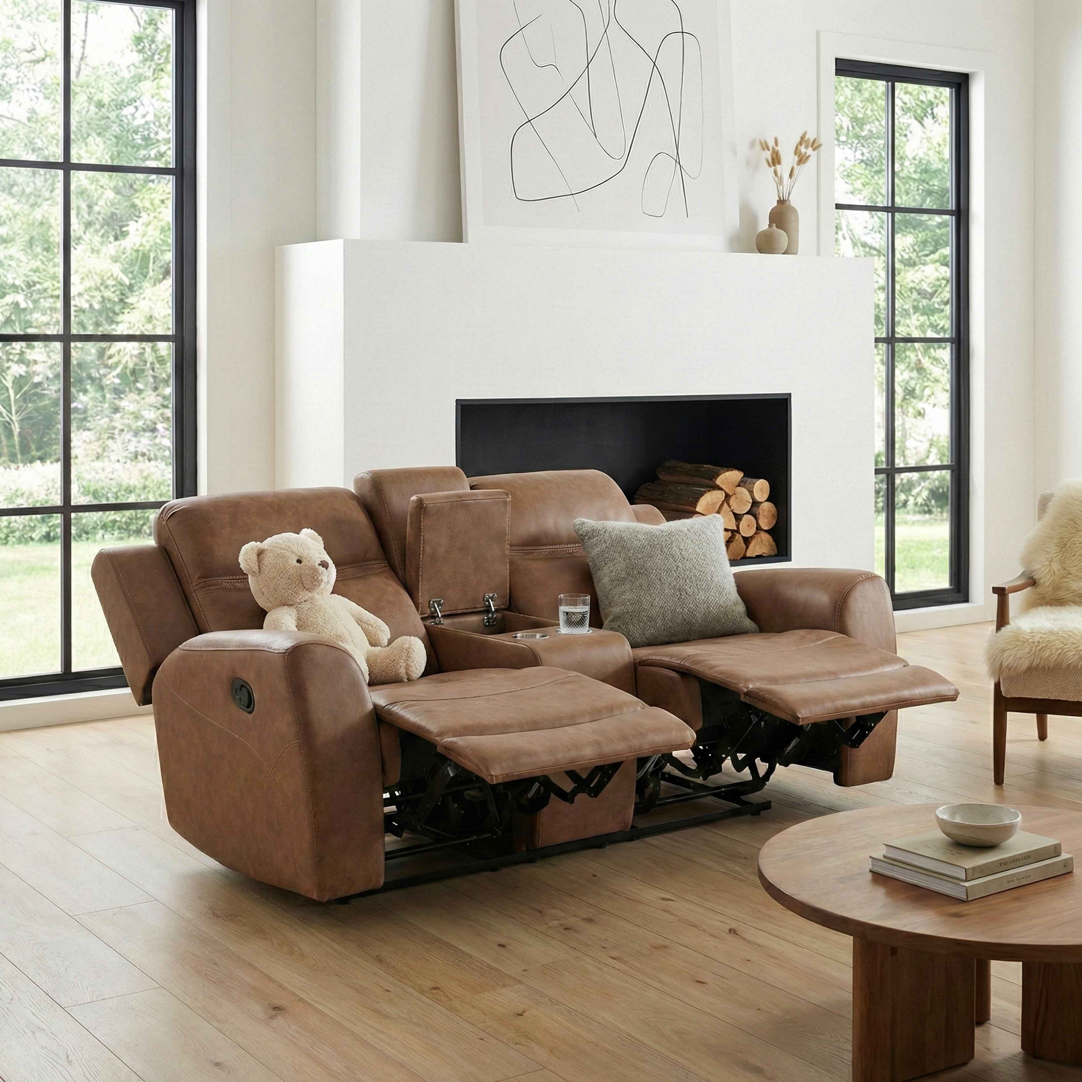 Hearth Brown 3-Piece Reclining Living Room Set - Image 25
