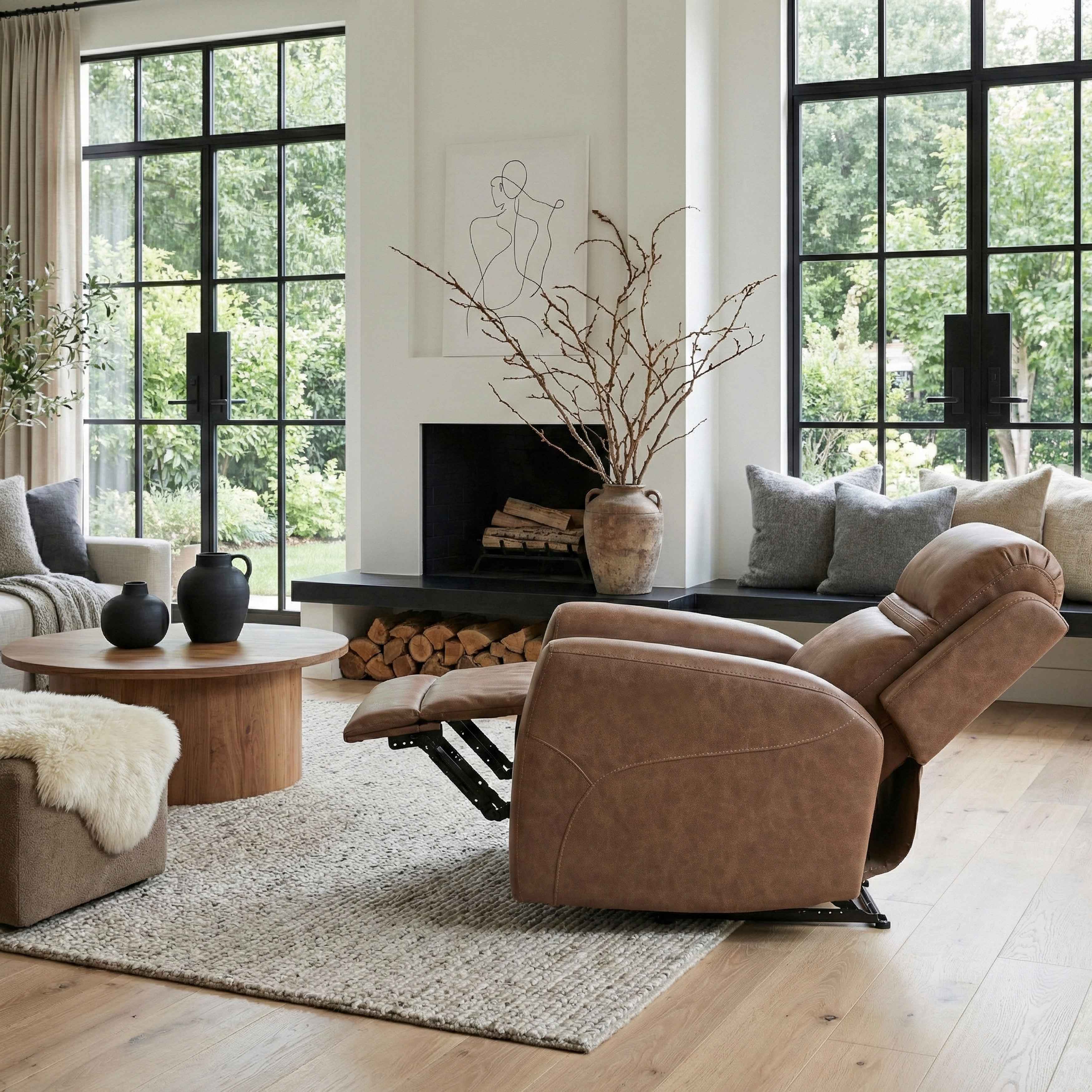 Hearth Brown Reclining Chair - Image 24