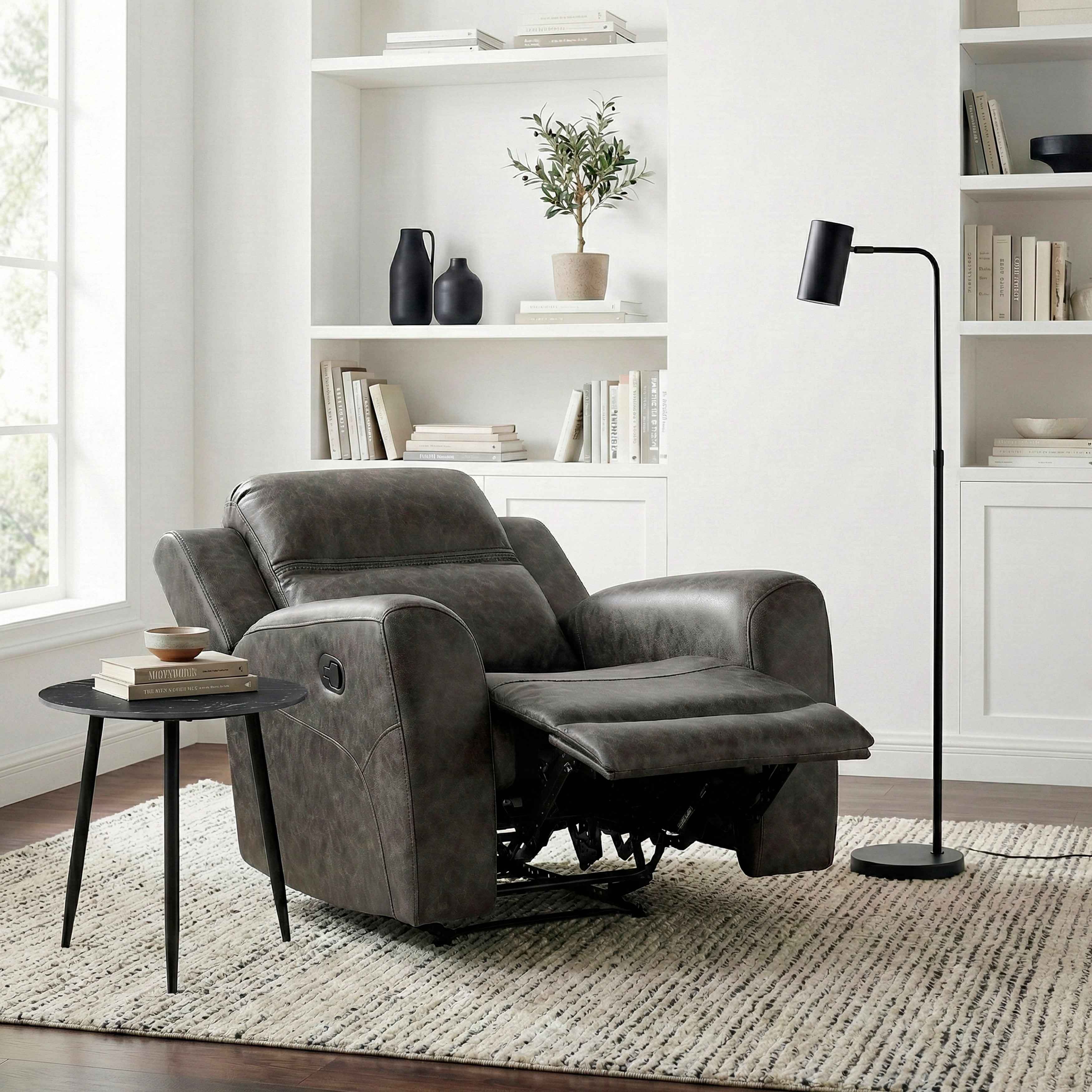 Hearth Charcoal Reclining Chair - Image 19