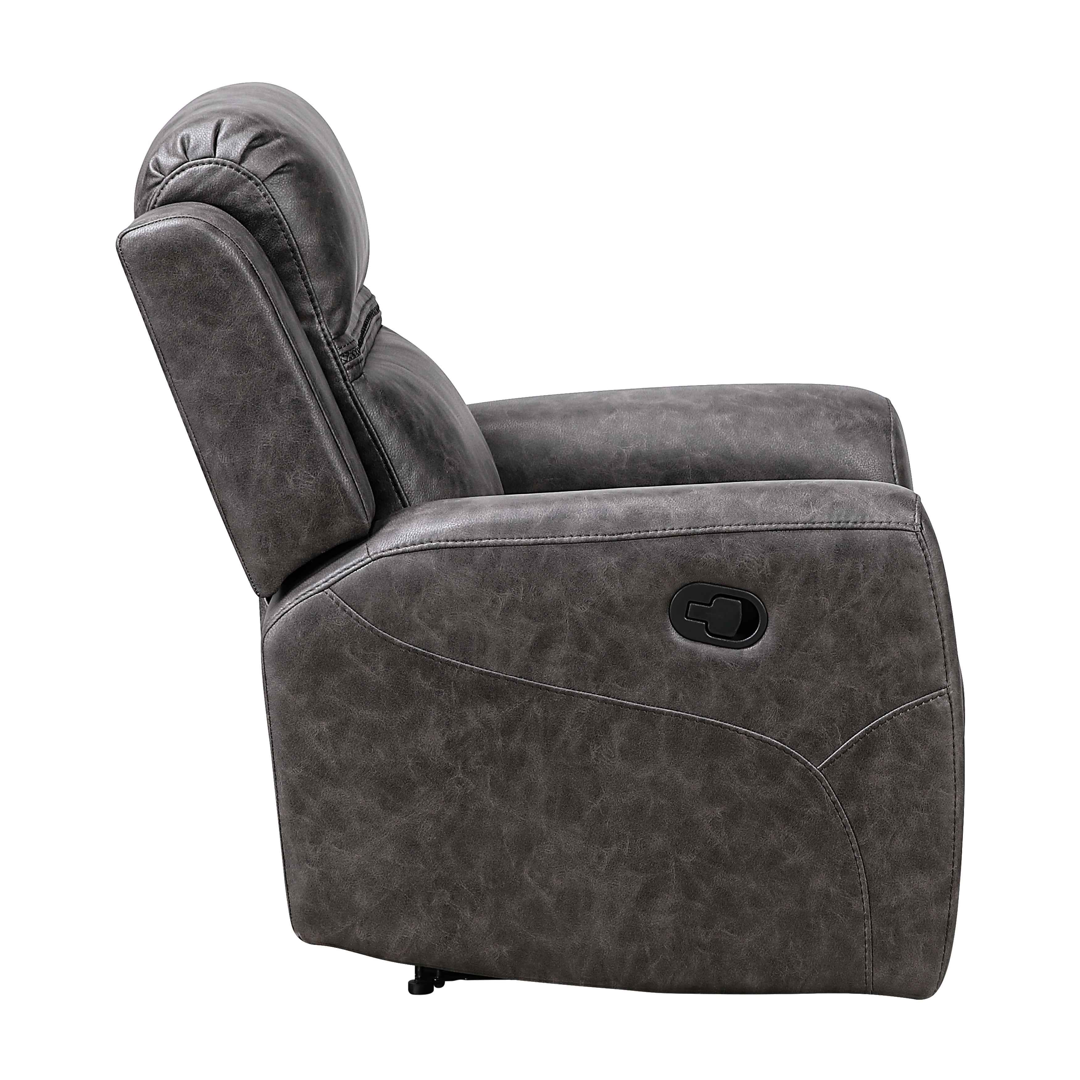 Hearth Charcoal Reclining Chair - Image 2