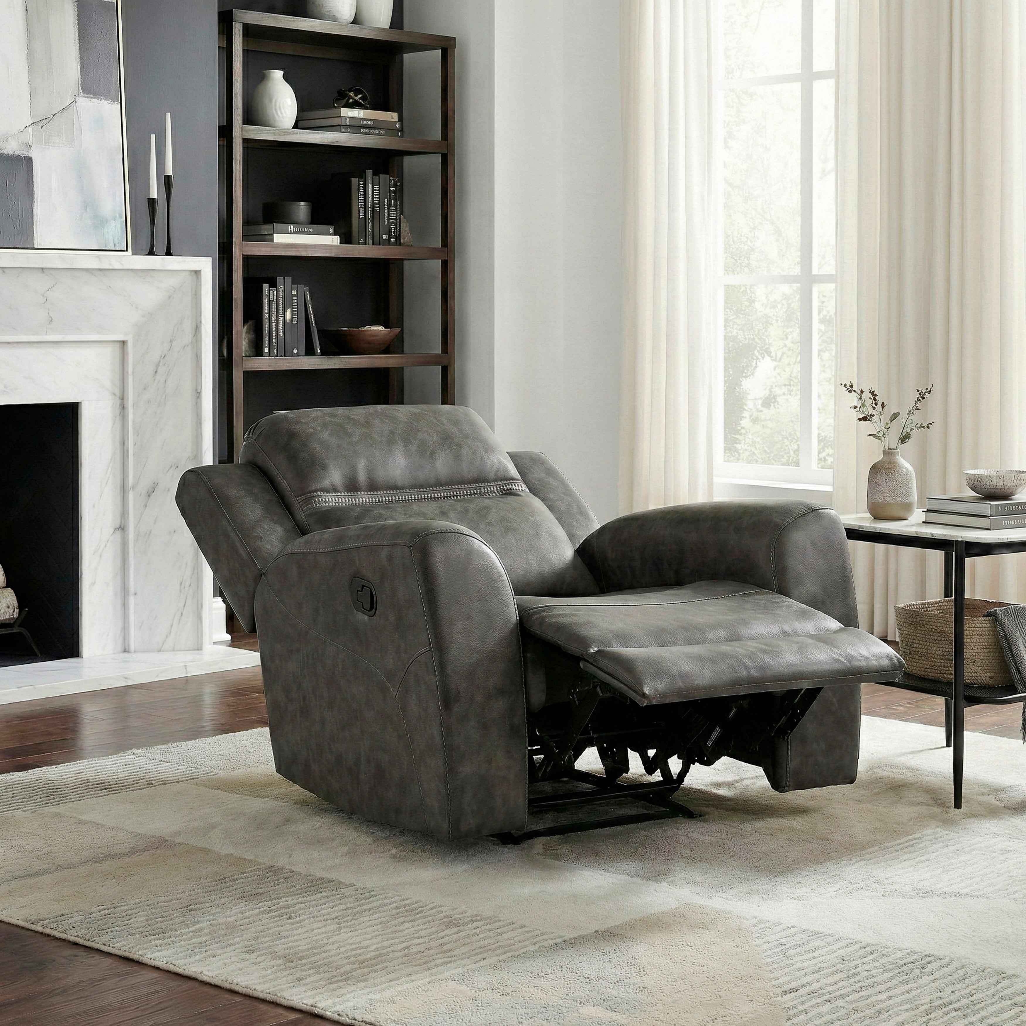 Hearth Charcoal Reclining Chair - Image 20