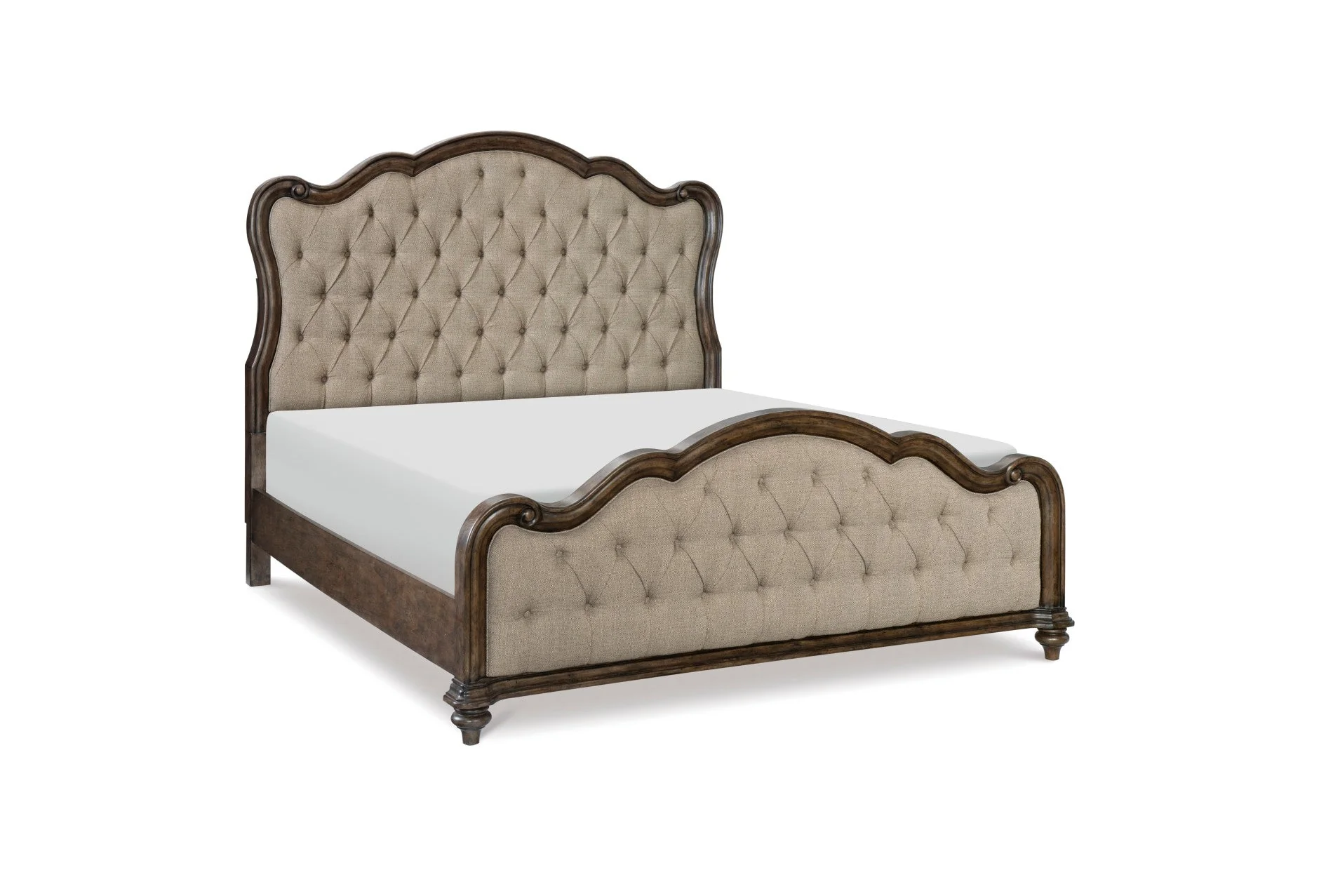 Heath Court Brown Oak Panel Bedroom Set - Image 3