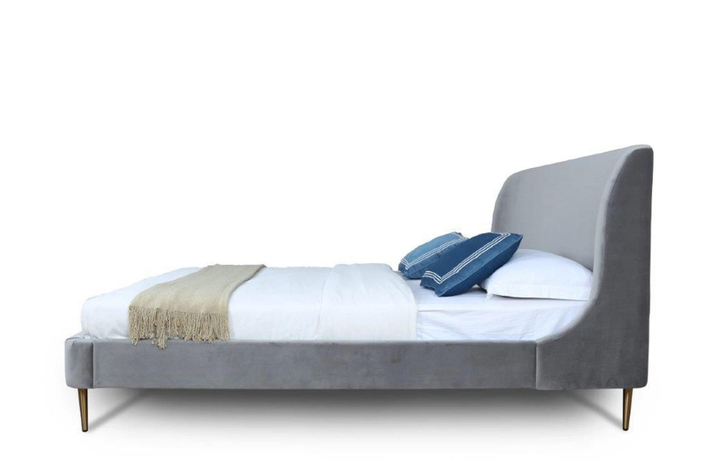 Heather Full-Size Bed in Grey - Image 5